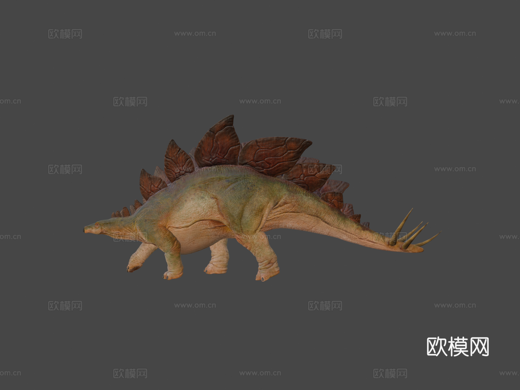 侏罗纪公园剑龙适用于游戏电影3d模型