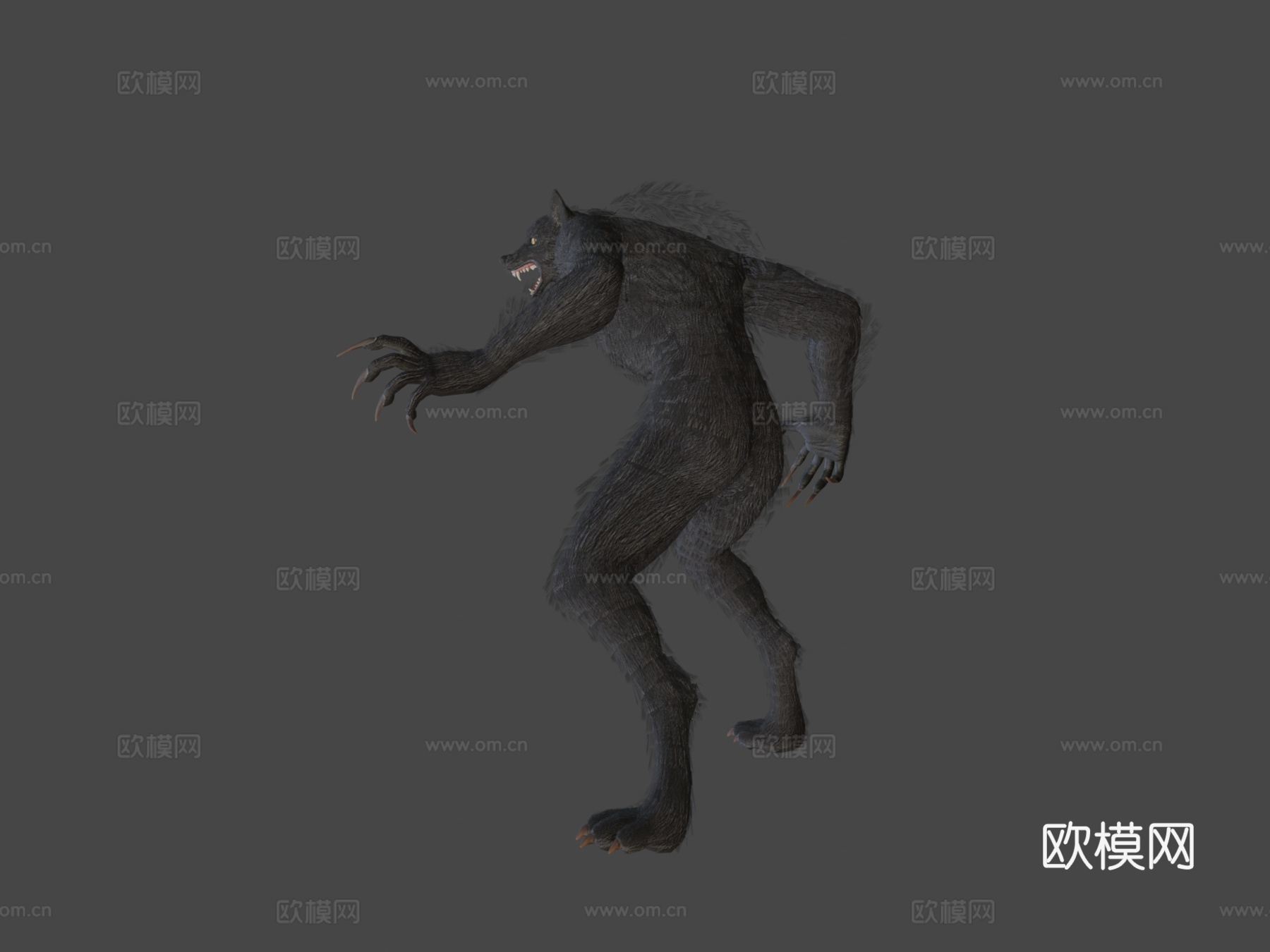 狼人3d模型