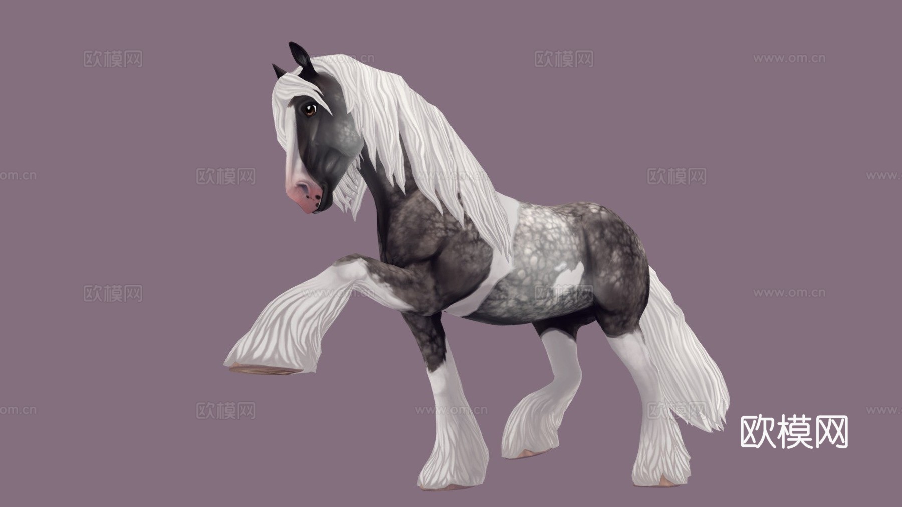 星之稳定中的修补马3d模型