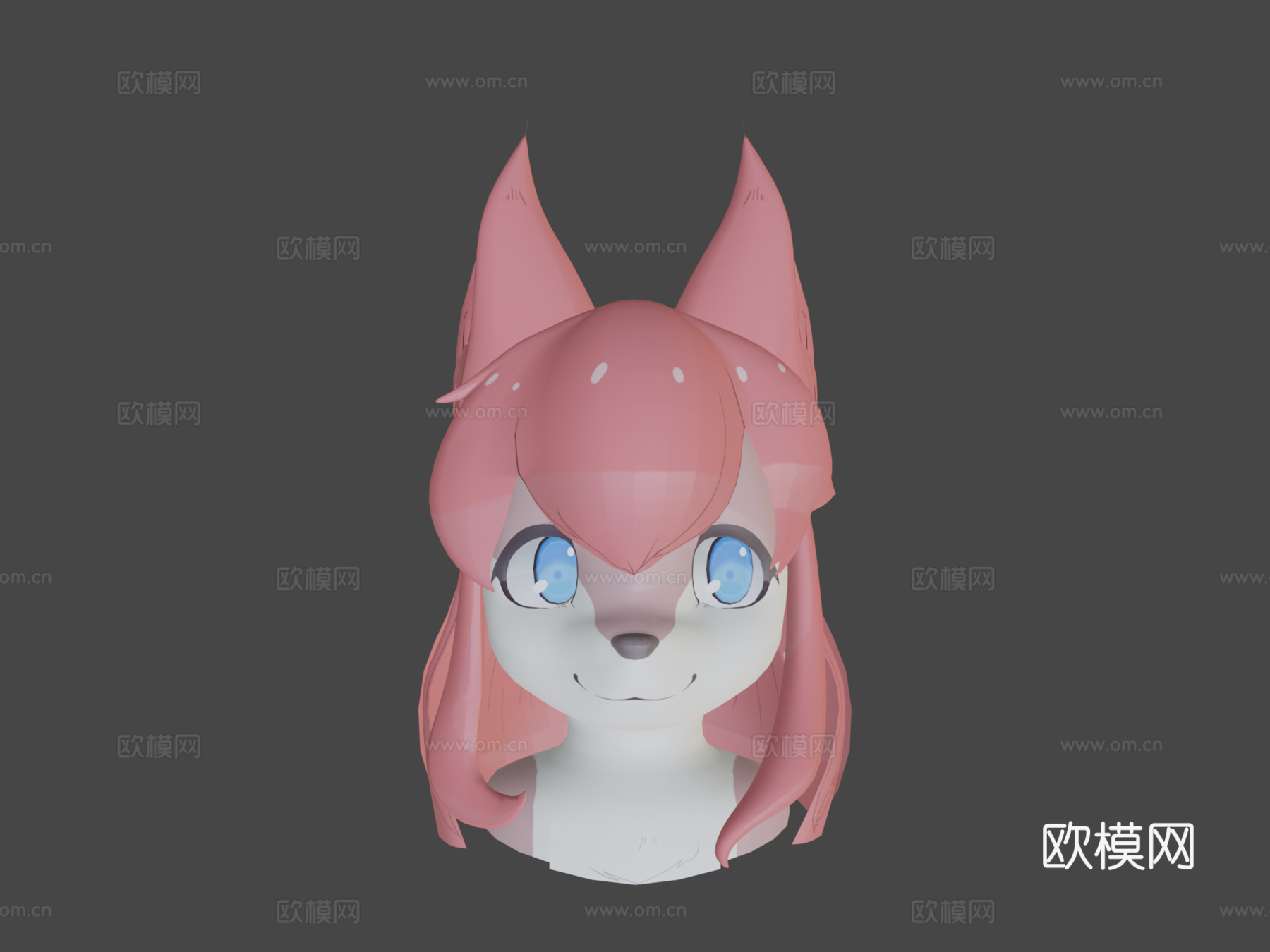 兽人头3d模型