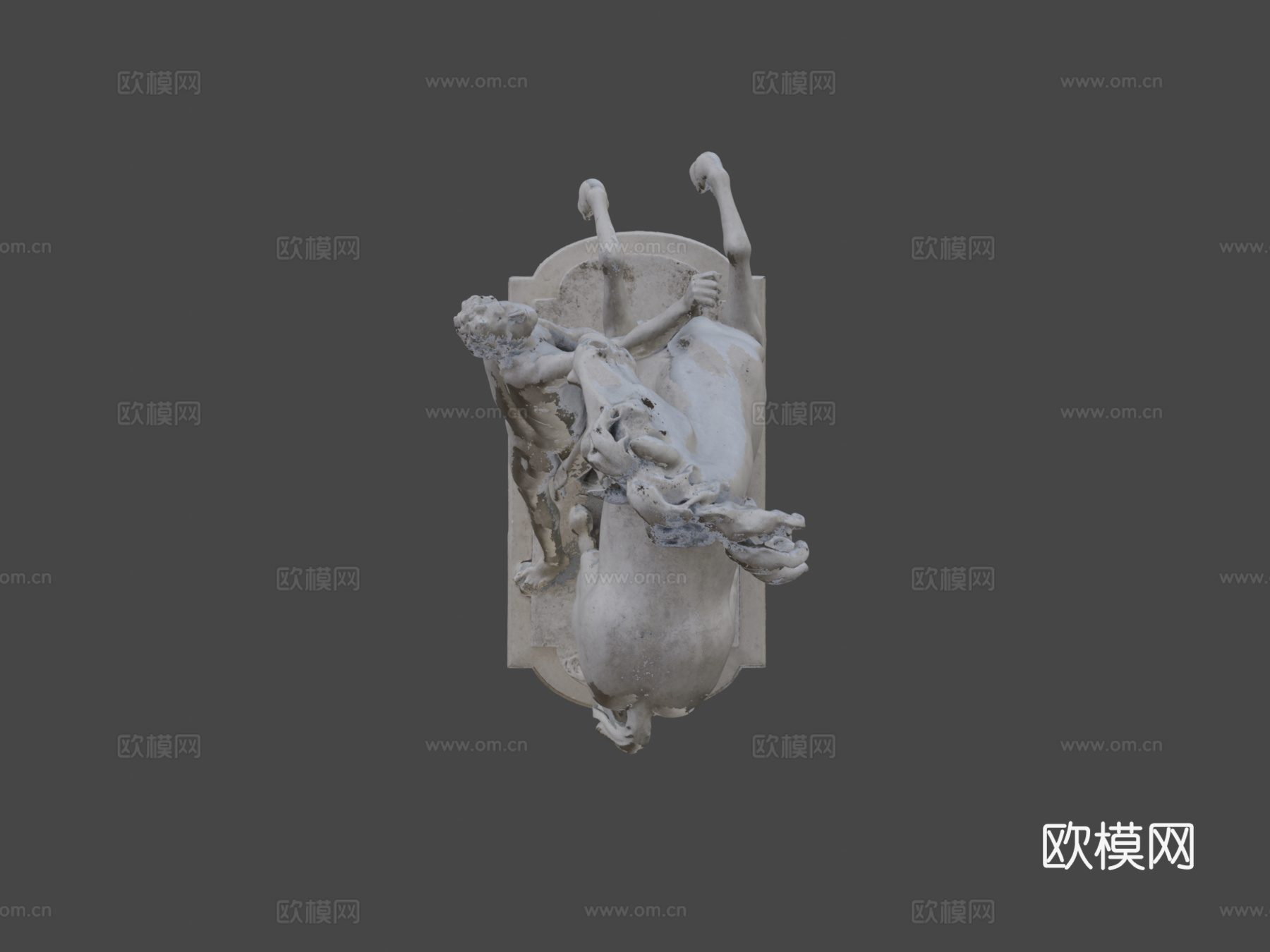 马雕像3d模型