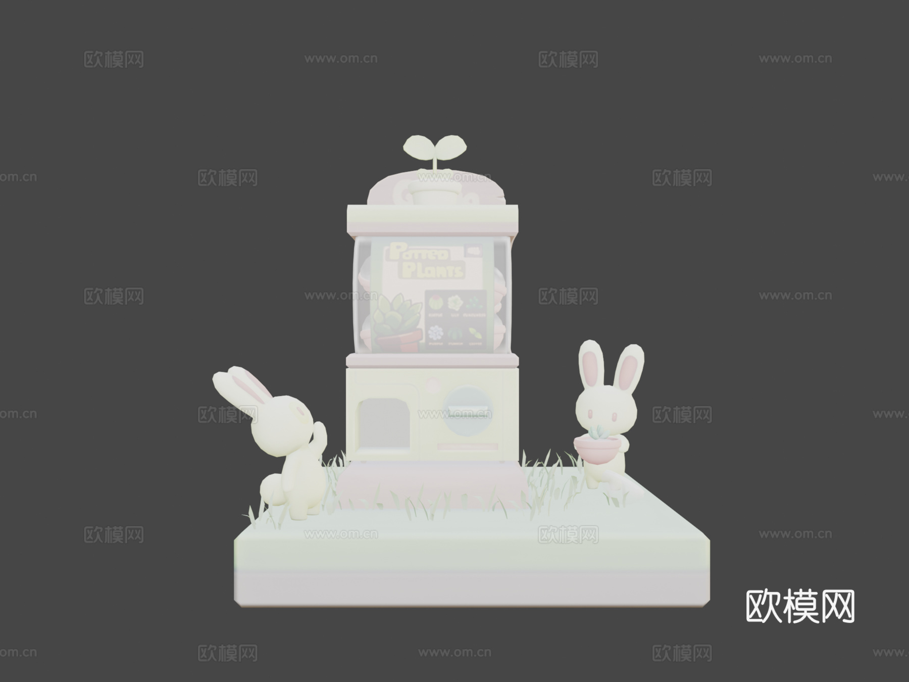 扭蛋罐3d模型