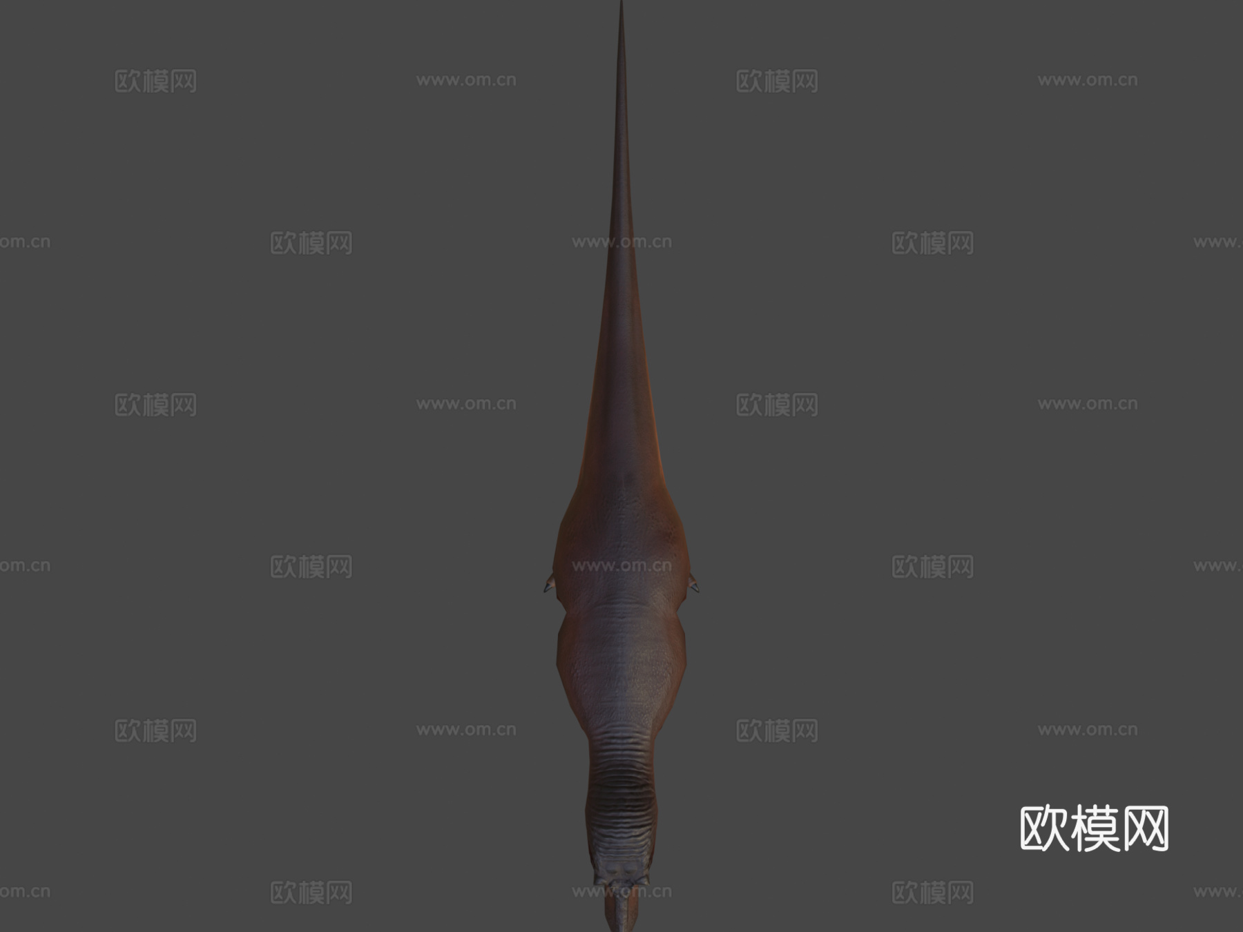 低多边形精确霸王龙3d模型