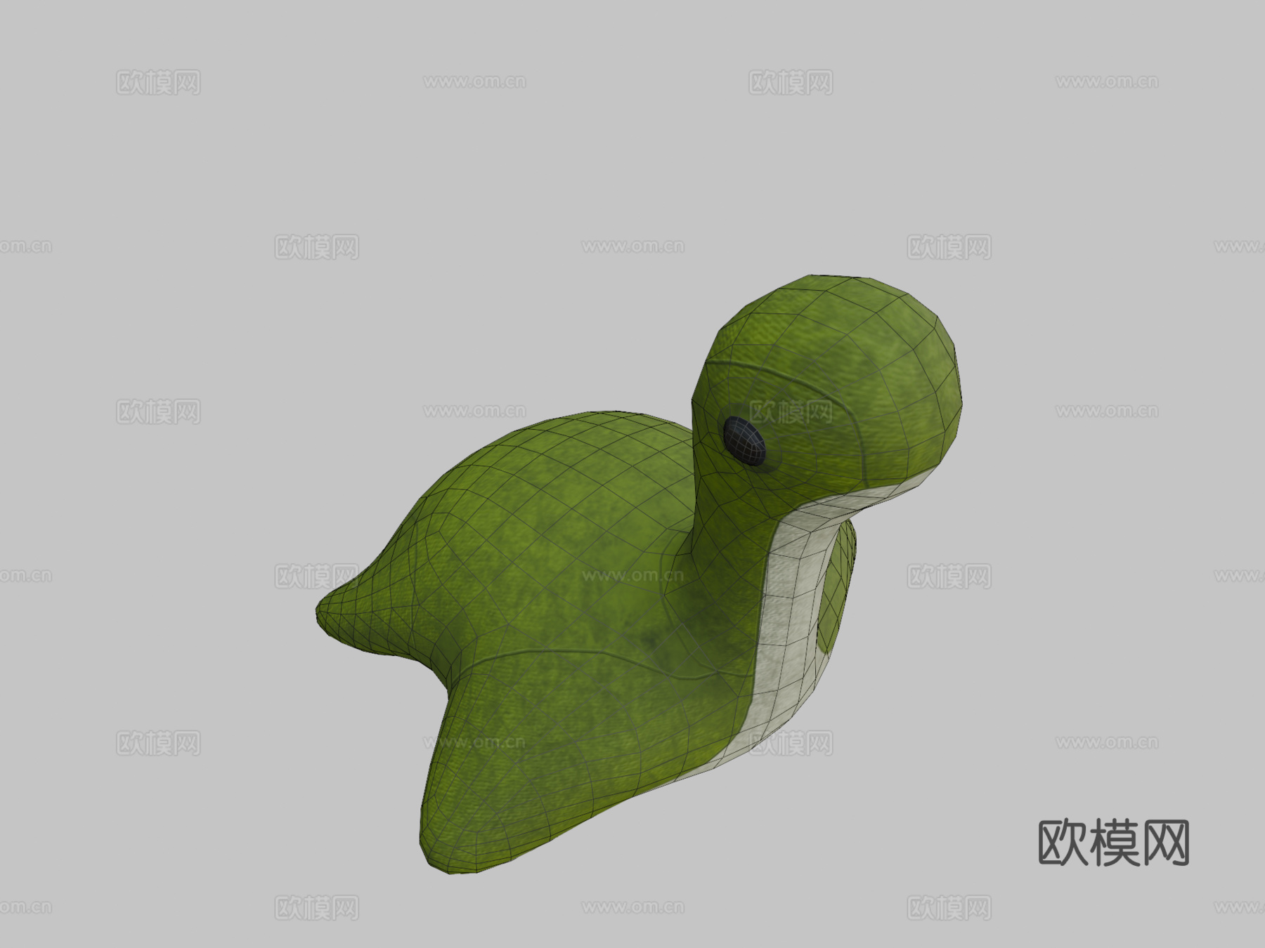 填充恐龙玩具3d模型