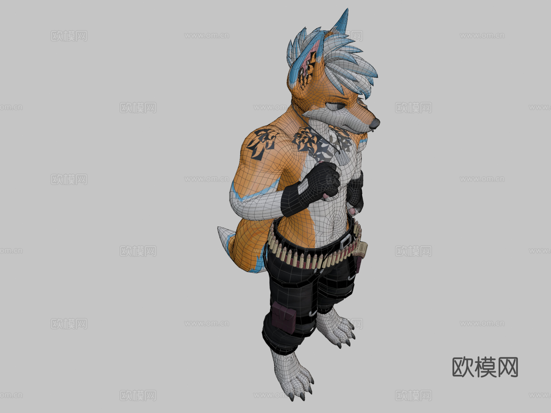 酸性狐狸VRChat委托作品3d模型