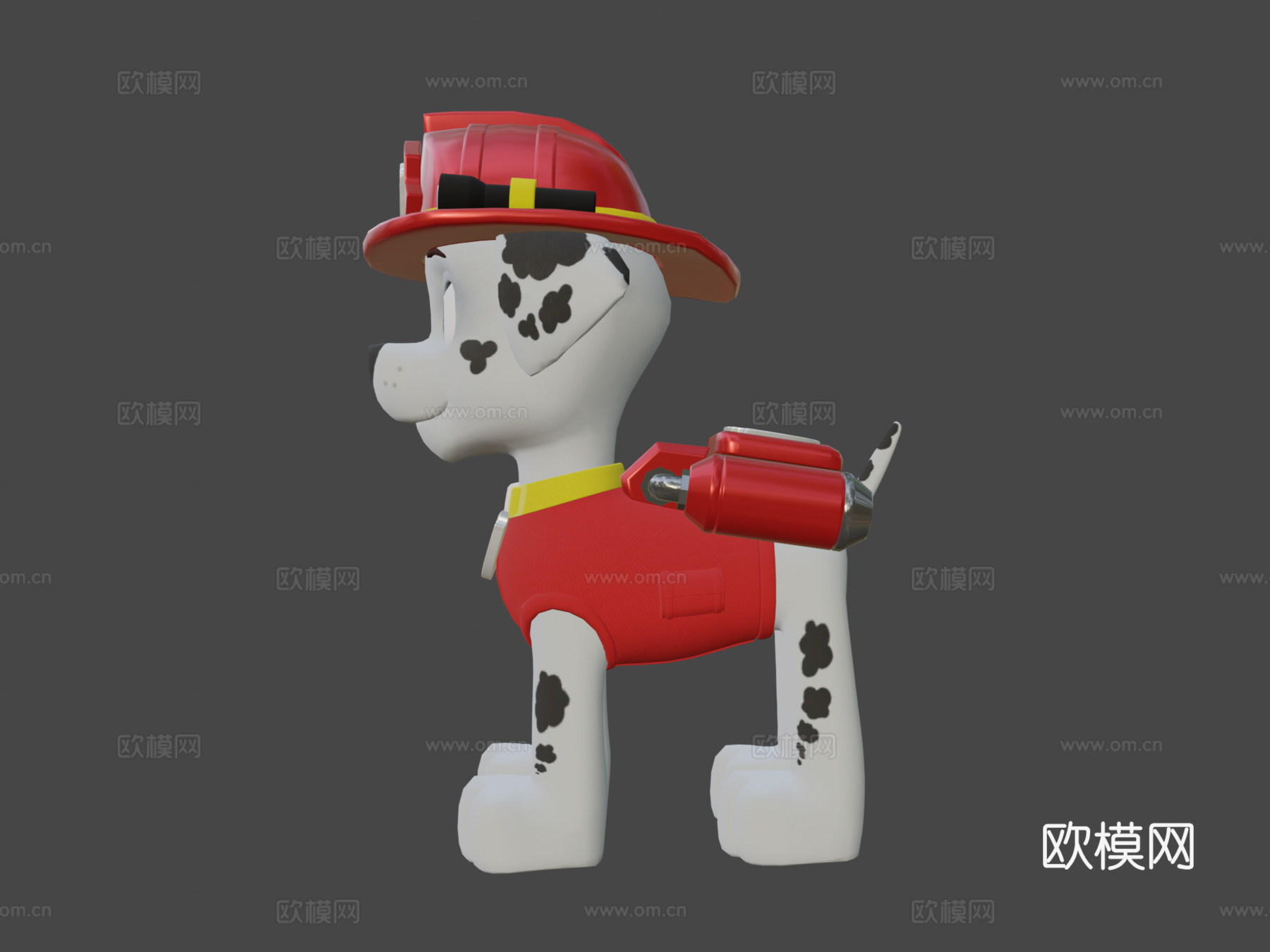 马歇尔-汪汪队立大功3d模型