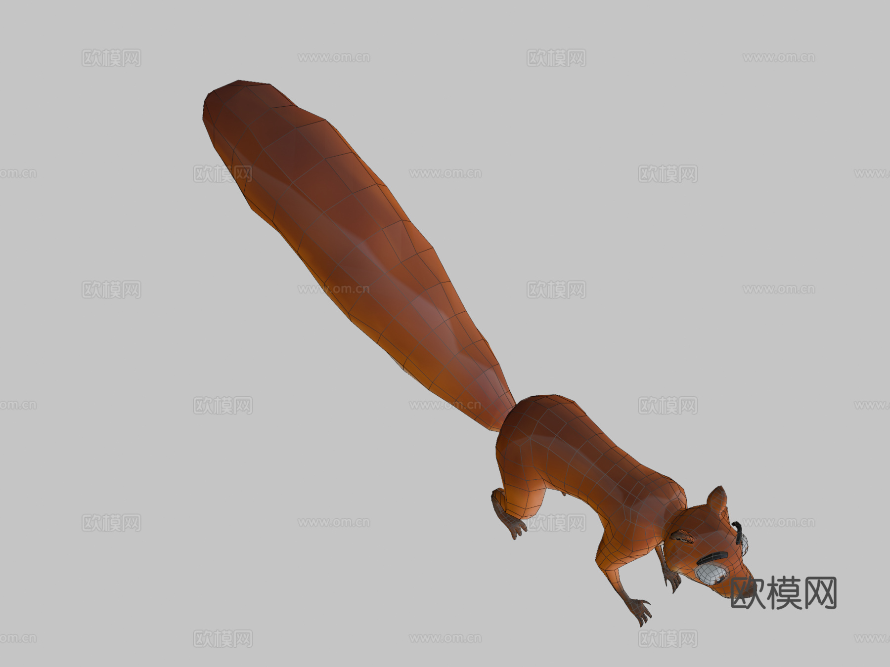 松鼠3d模型