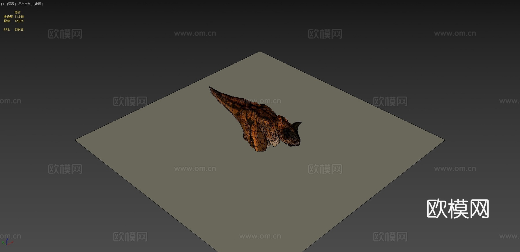 卡诺塔龙萨斯特雷3d模型