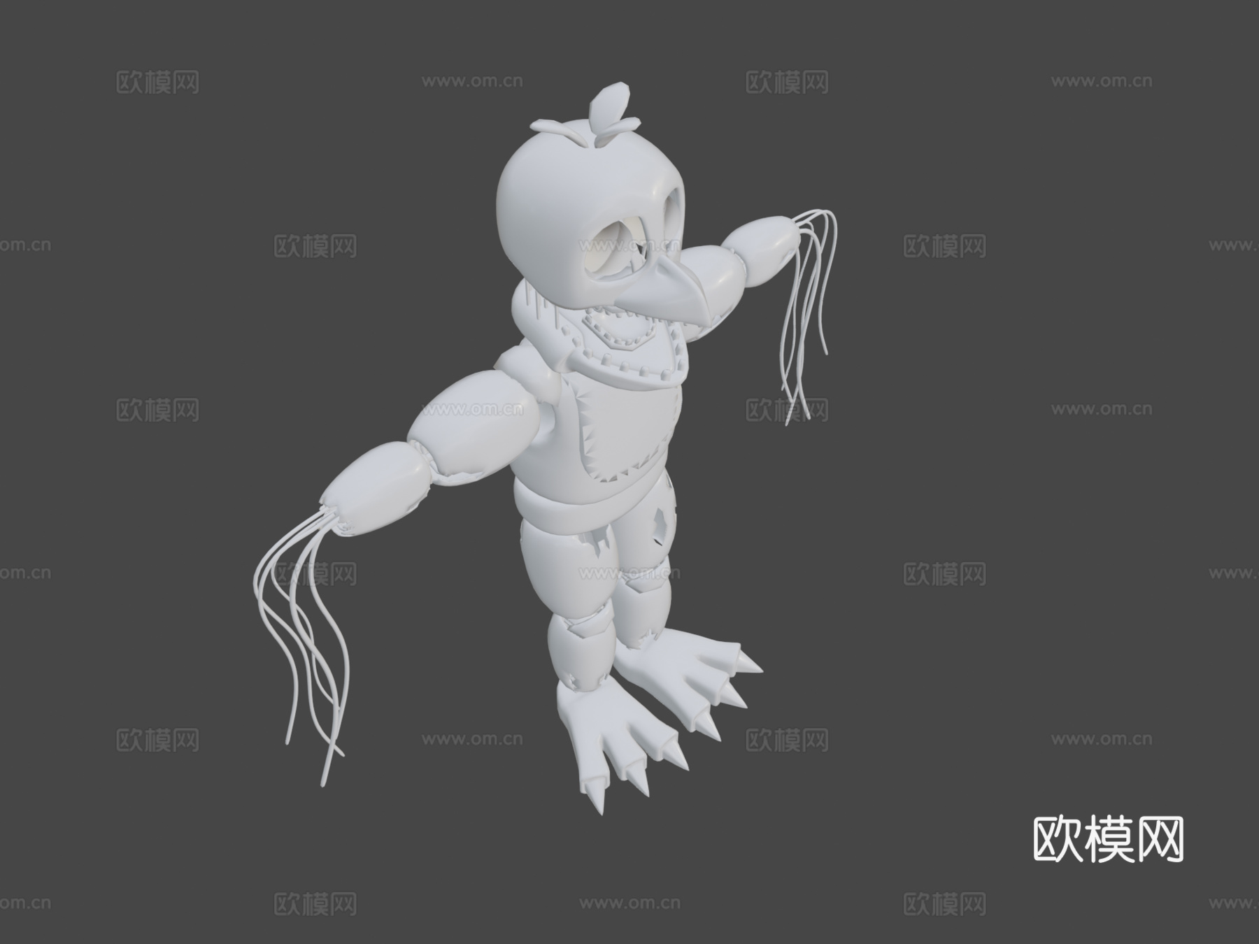 江南风格3d模型