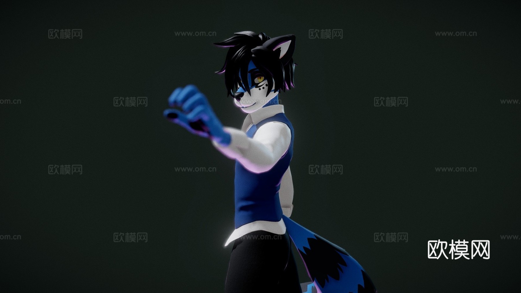 黑暗~VRChat委托3d模型