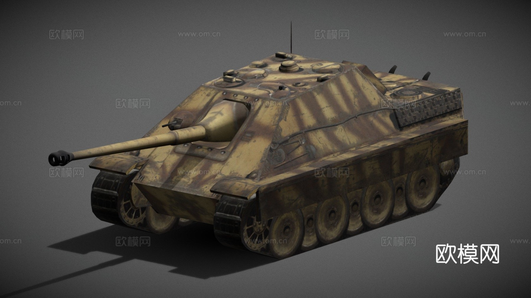 猎豹坦克3d模型