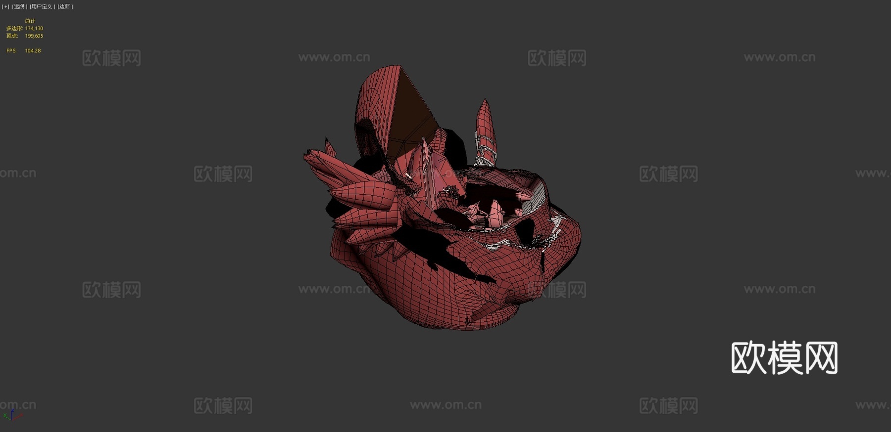 小鹿斑比3d模型
