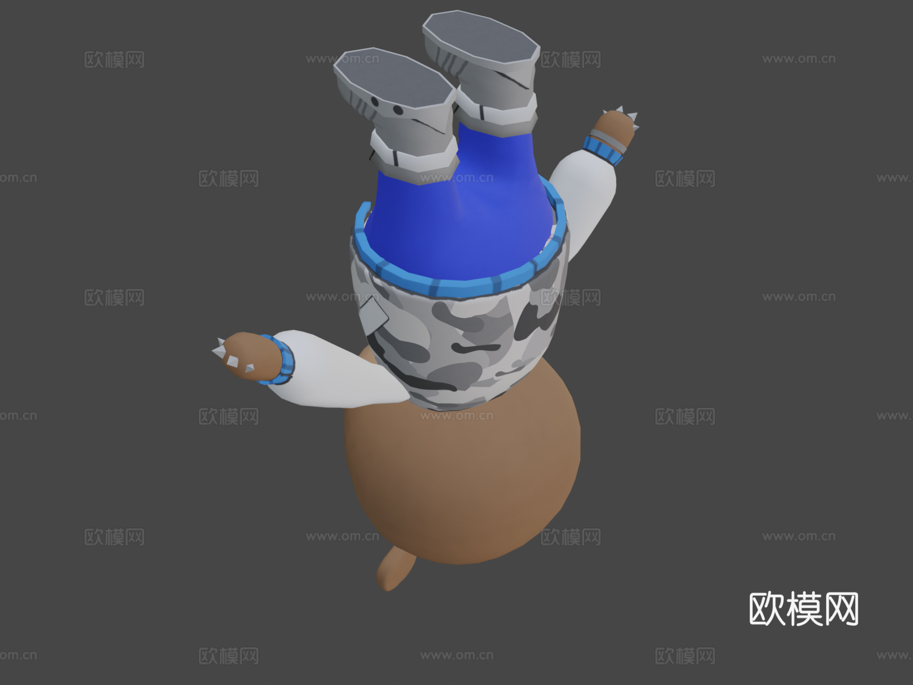辍学熊3d模型