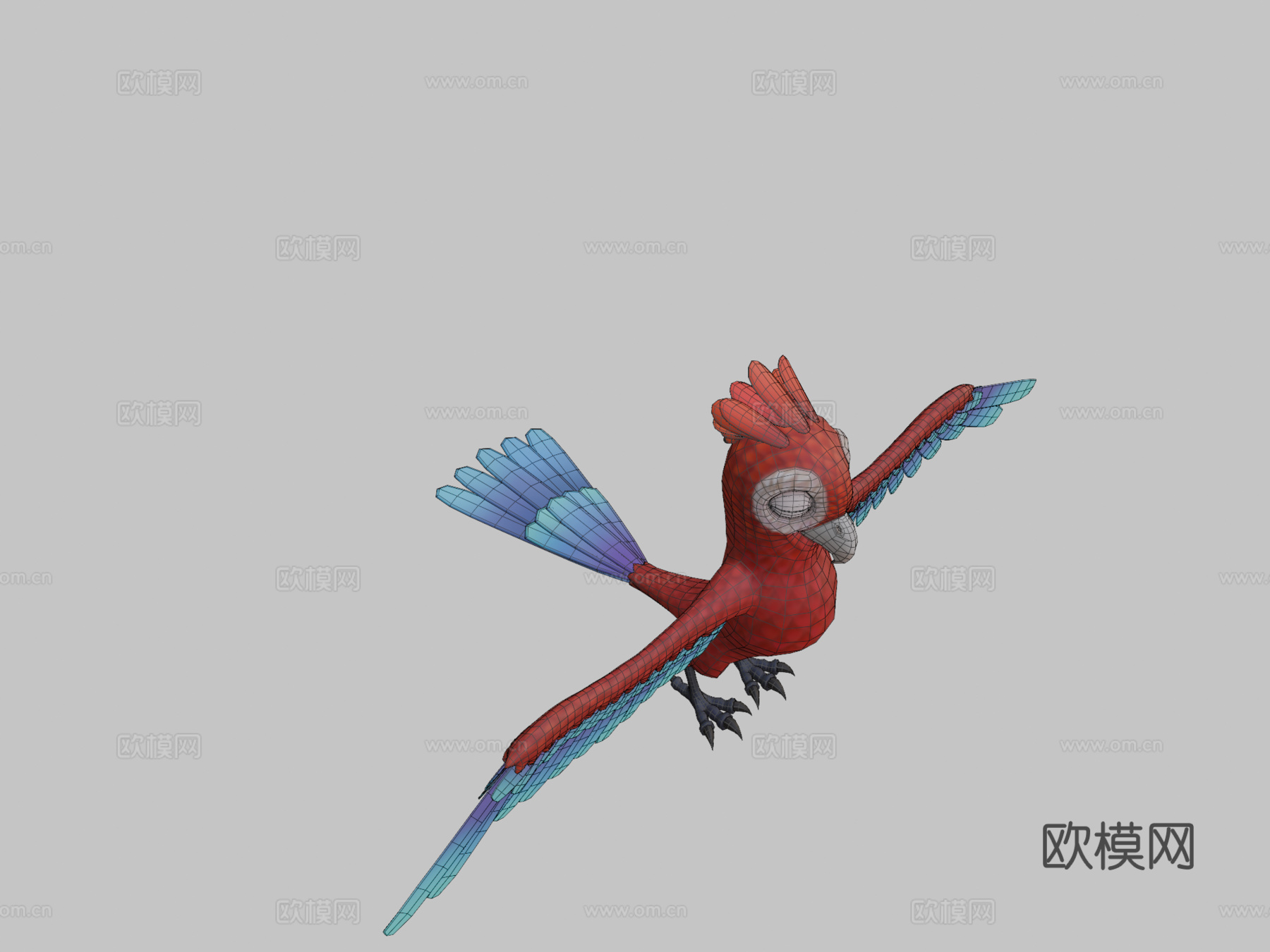 鸟类3d模型