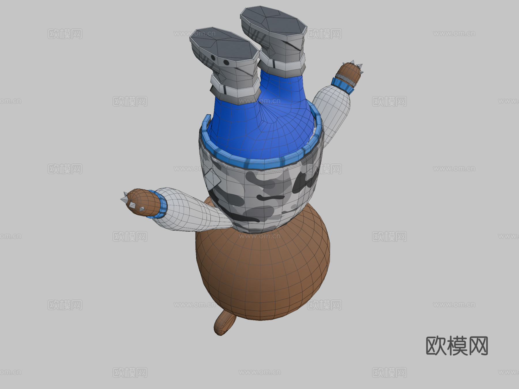 辍学熊3d模型