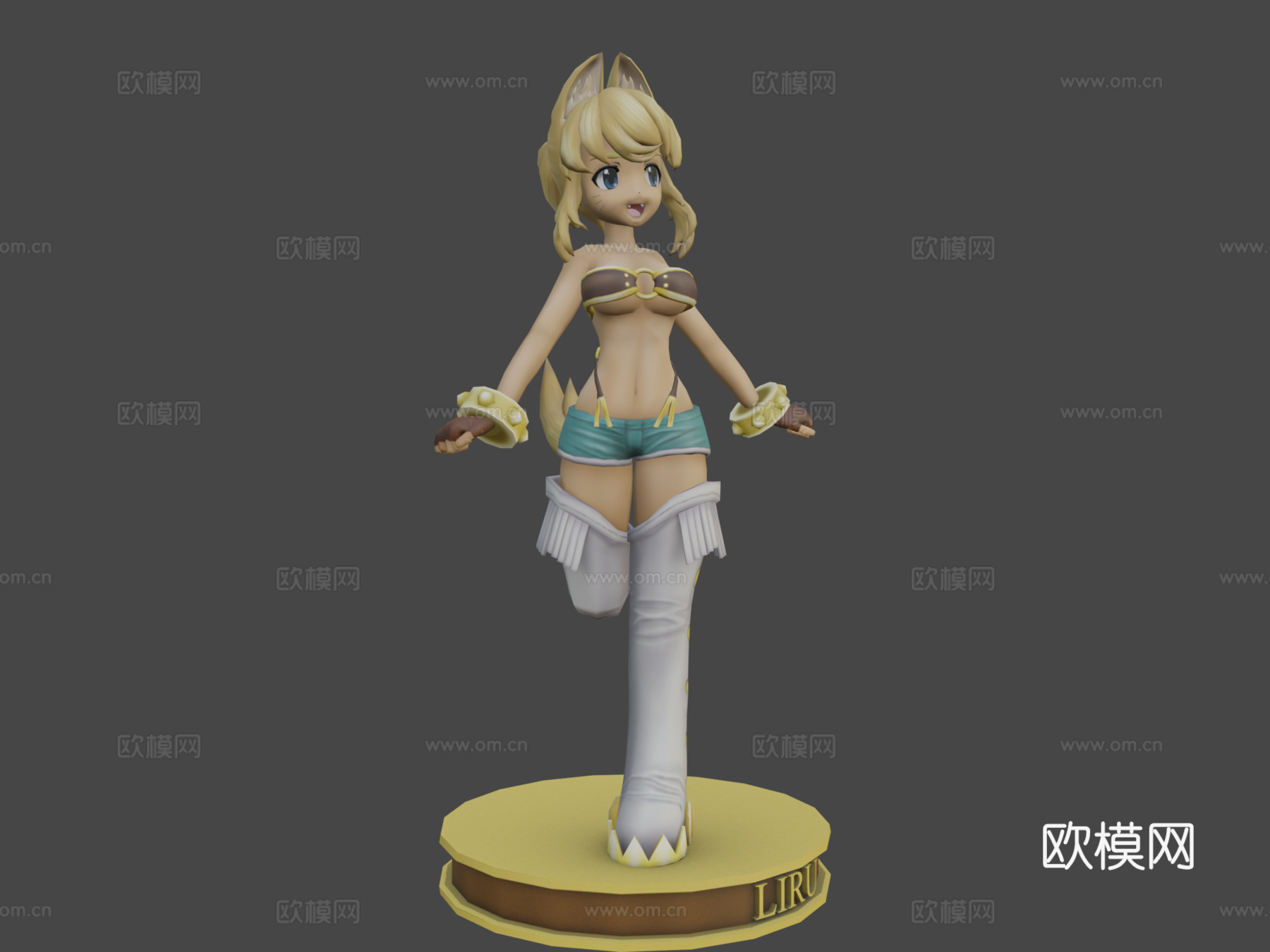 狼女莉露3d模型