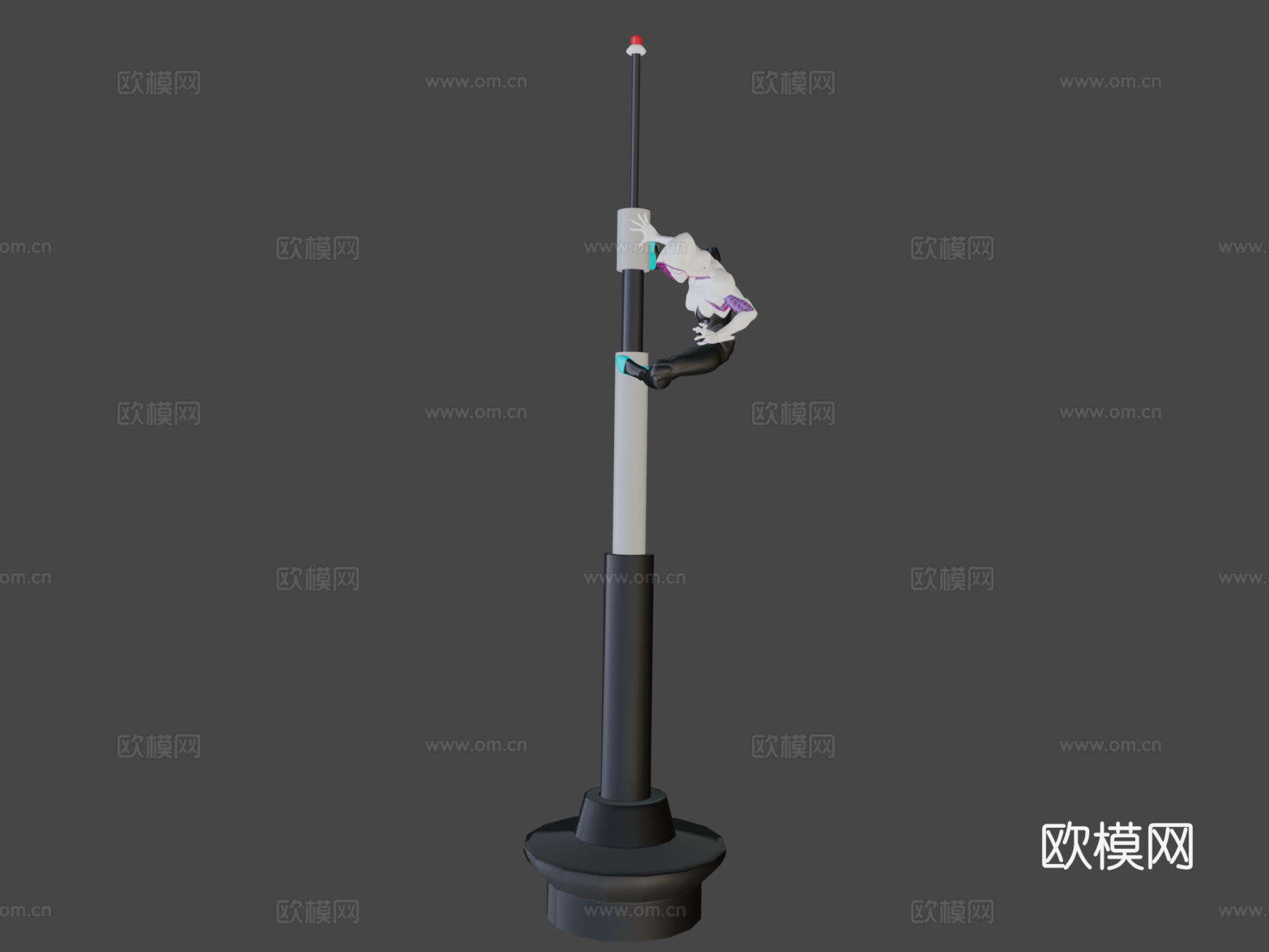 蜘蛛格温3d模型
