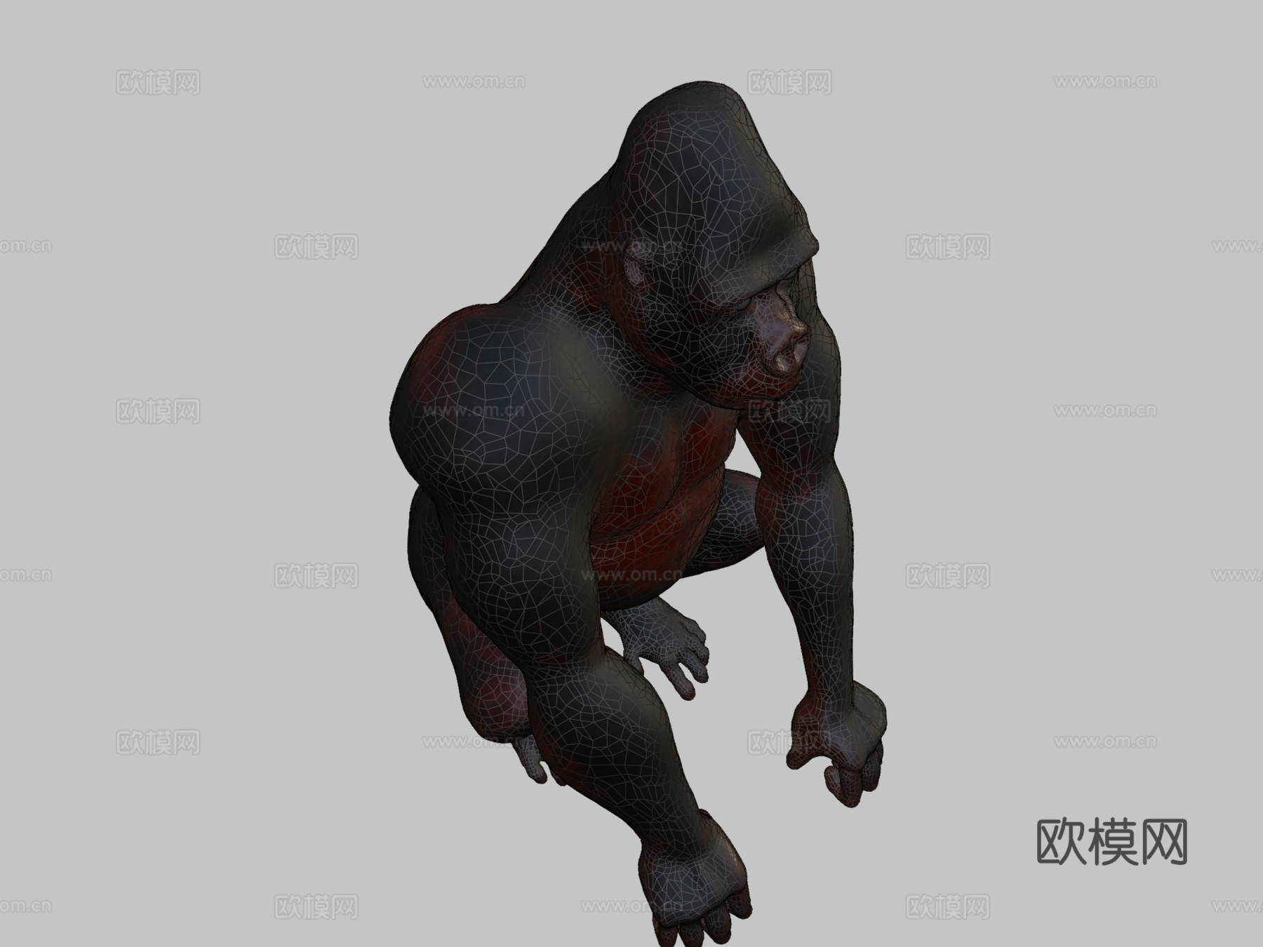 免费大猩猩3d模型