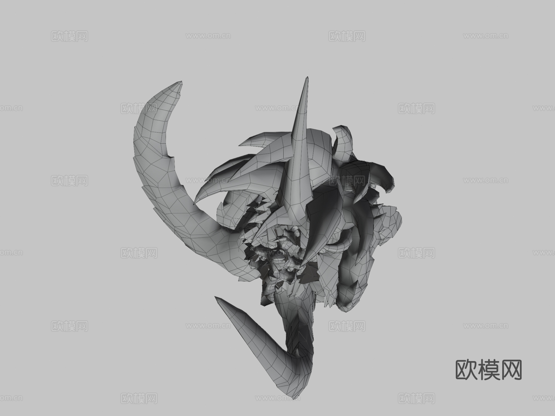 龙攻击动画3d模型