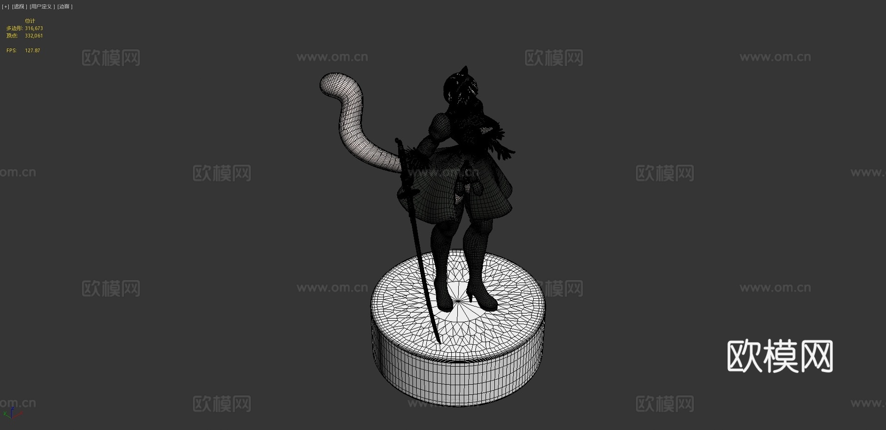 毛茸茸2B尼尔自动人形动漫3d模型