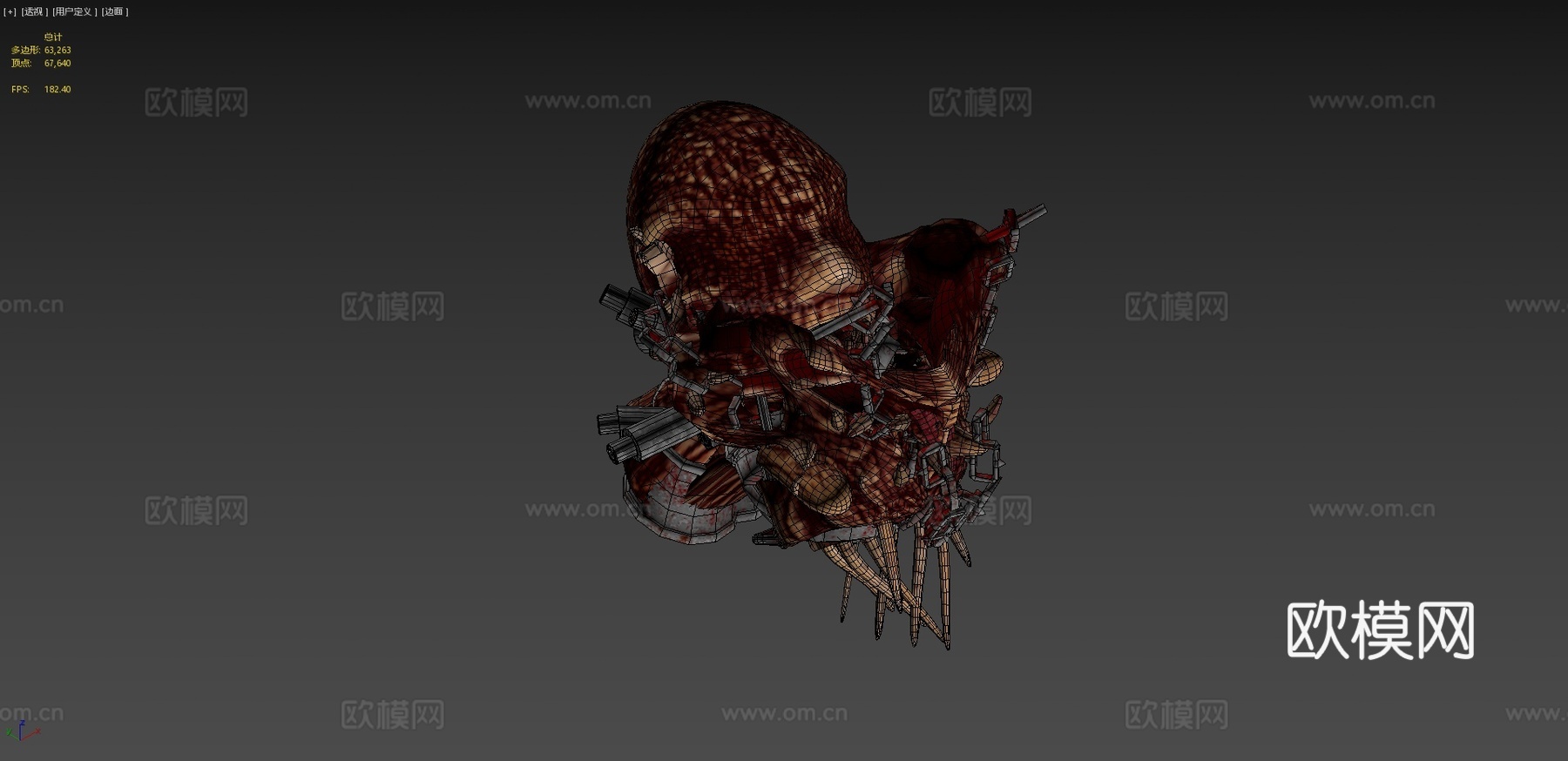 免费生物角色3d模型