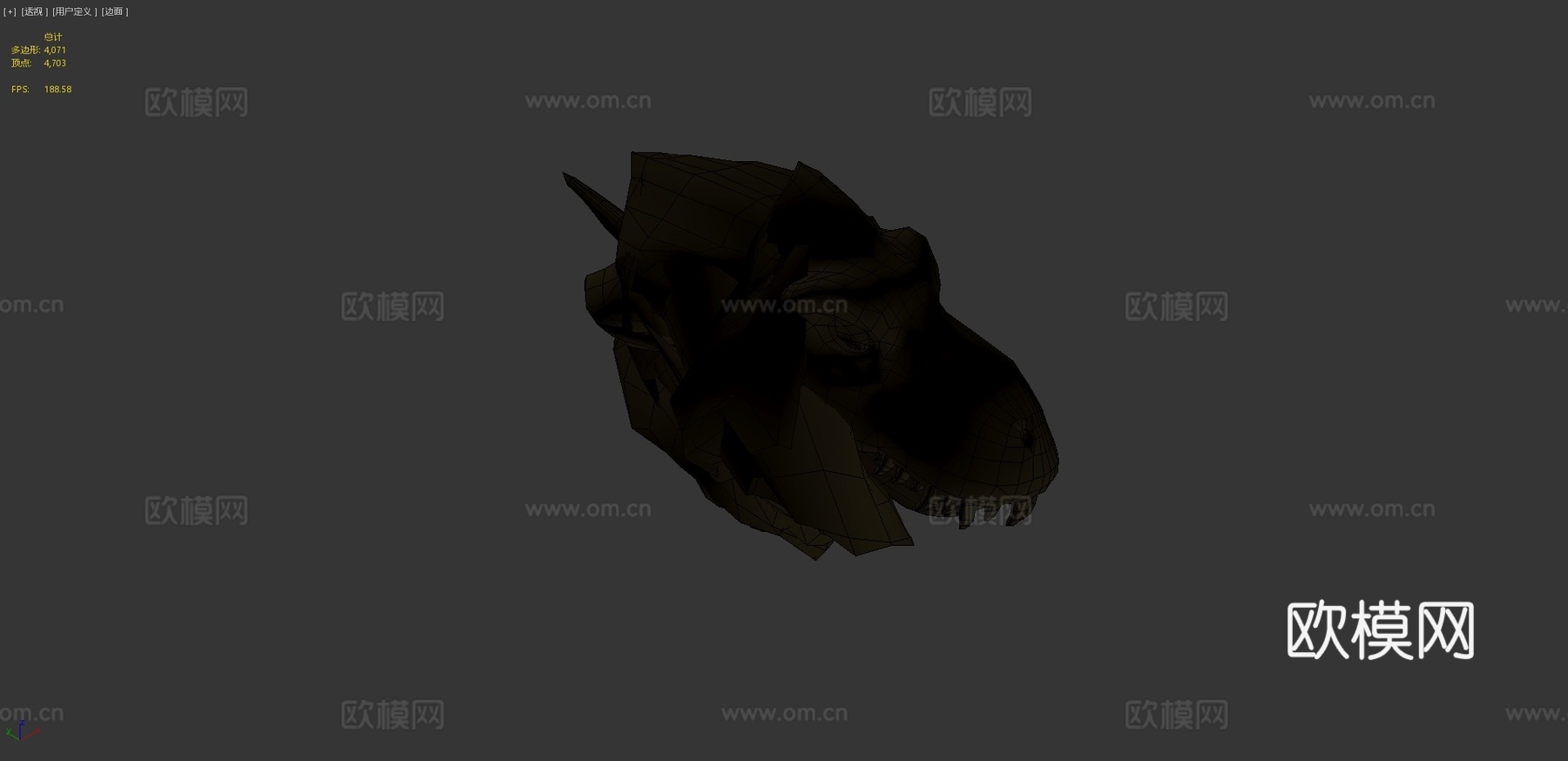 疤面妈妈3d模型