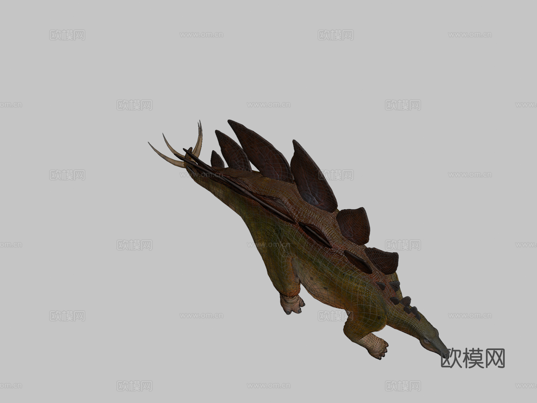 侏罗纪公园剑龙适用于游戏电影3d模型