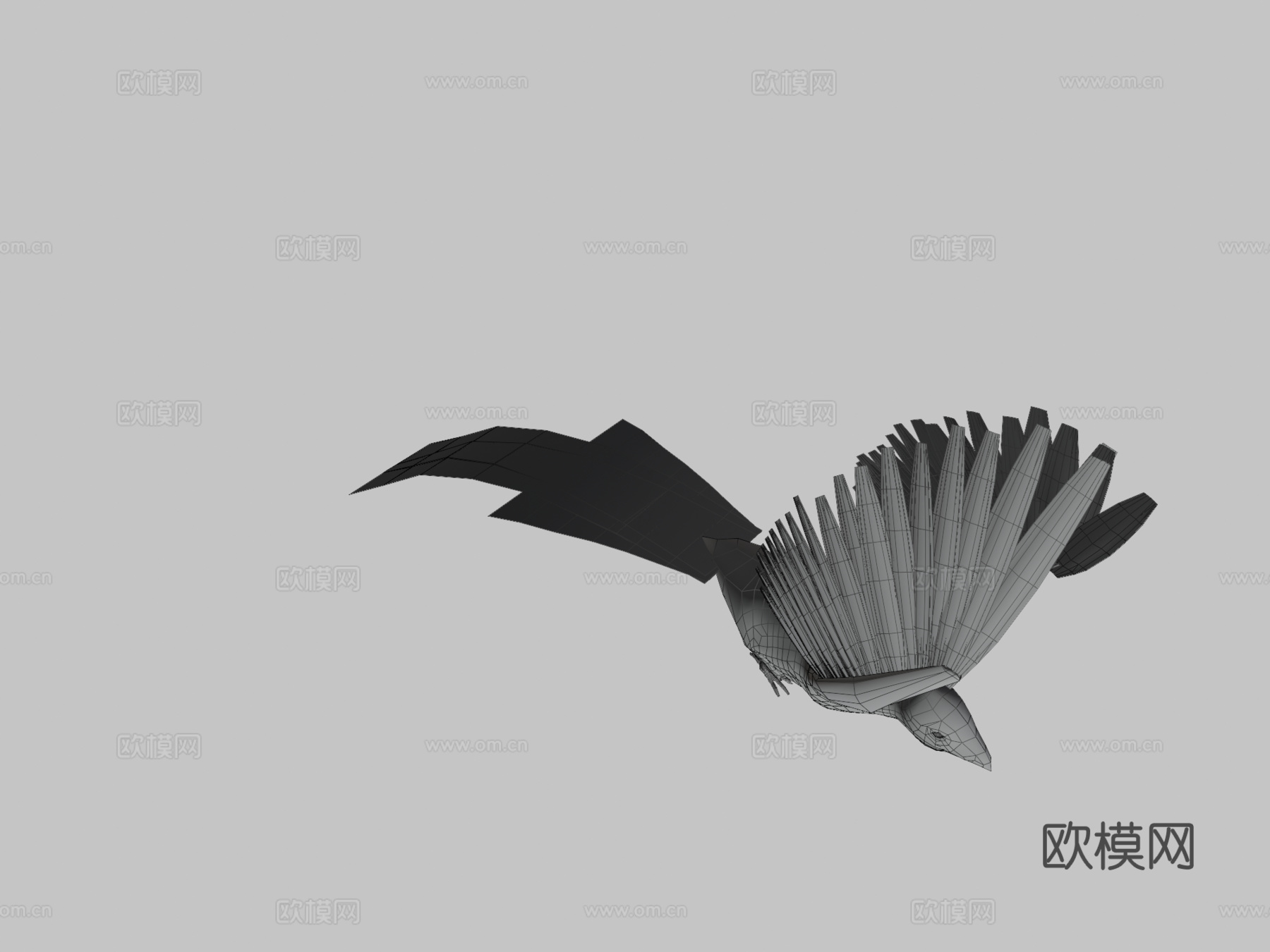 羽蛇神动画与纹理测试3d模型