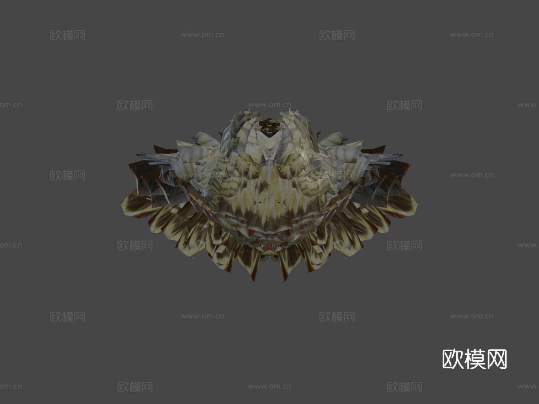 褐隼3d模型