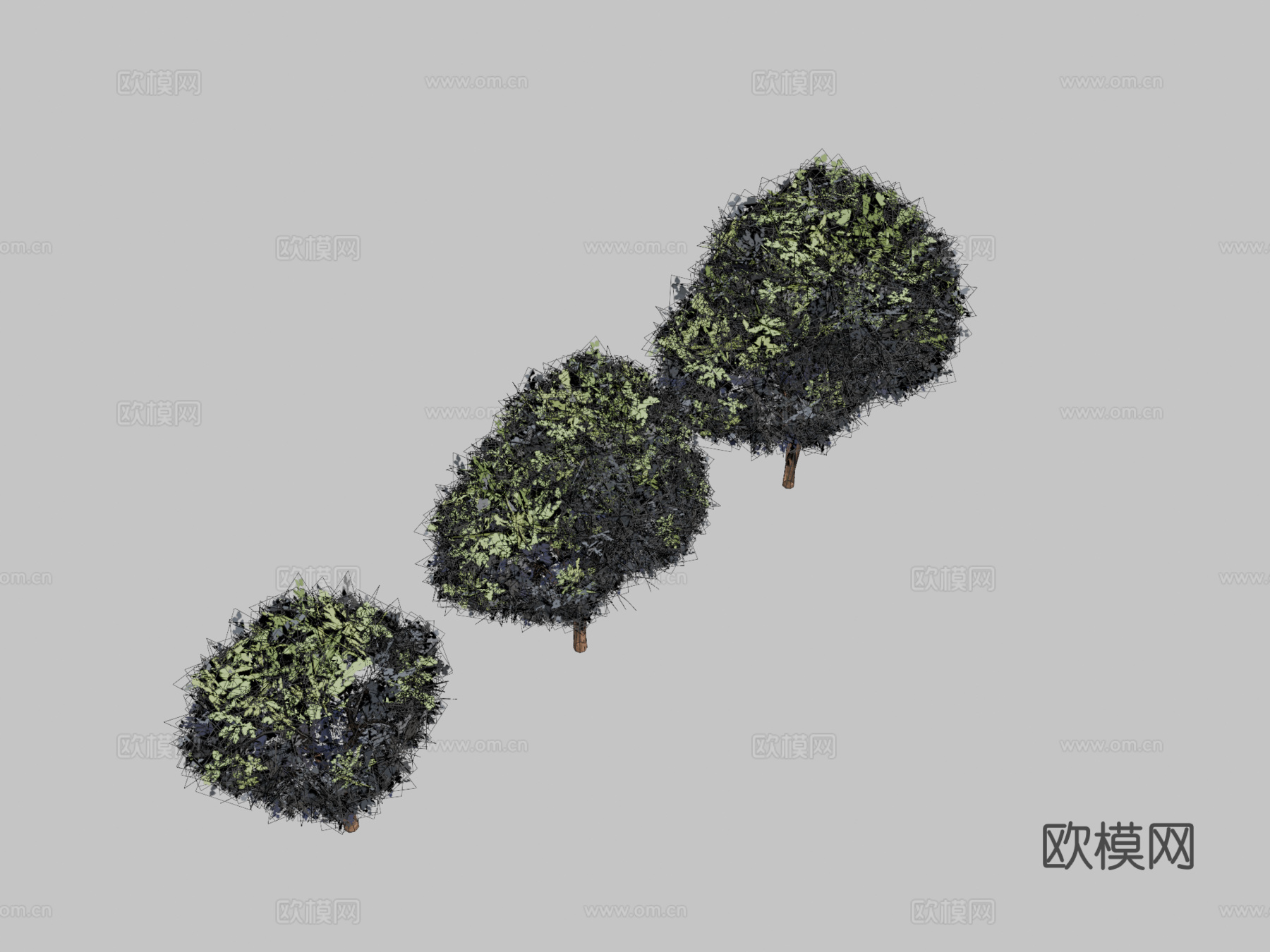 动漫树木3d模型