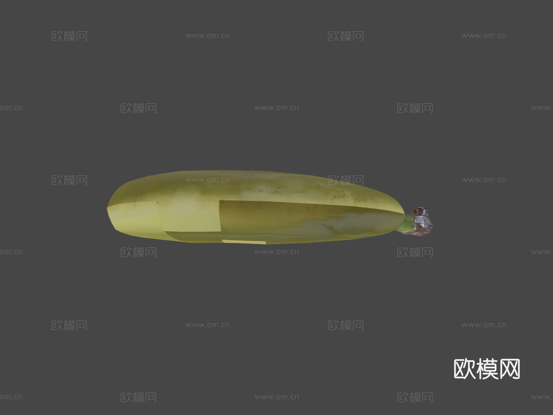 香蕉3d模型