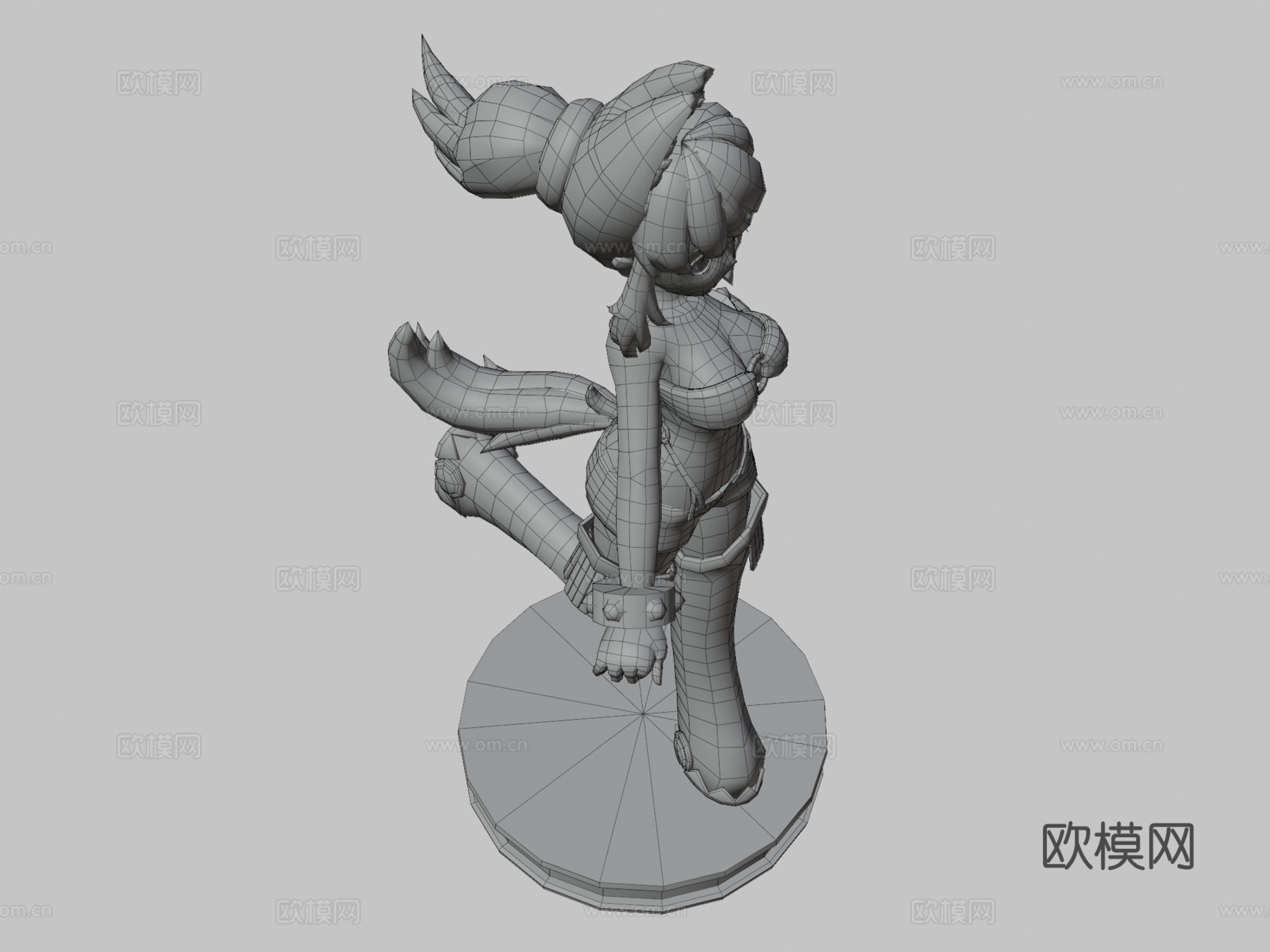 狼女莉露3d模型