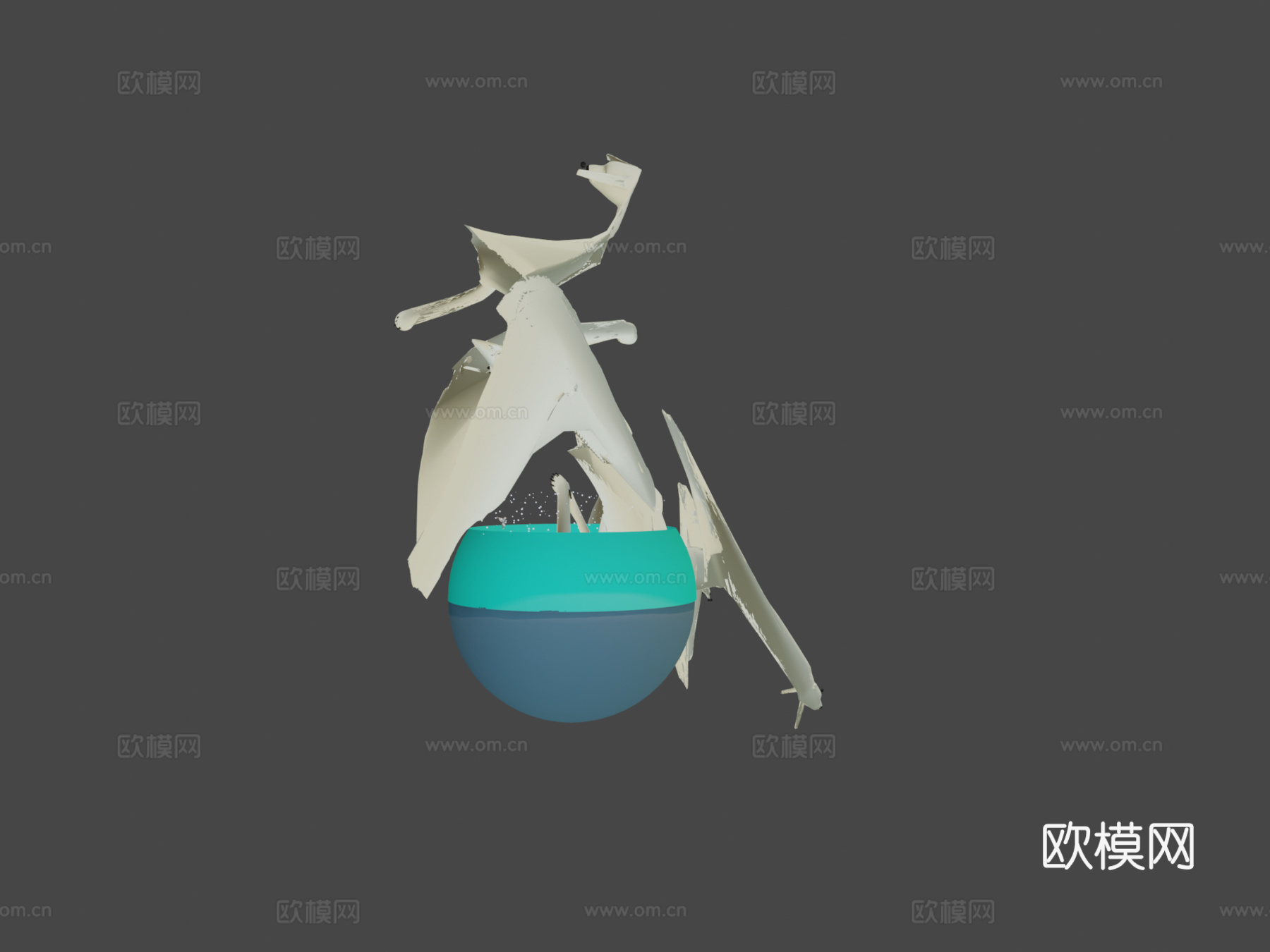 北极熊3d模型