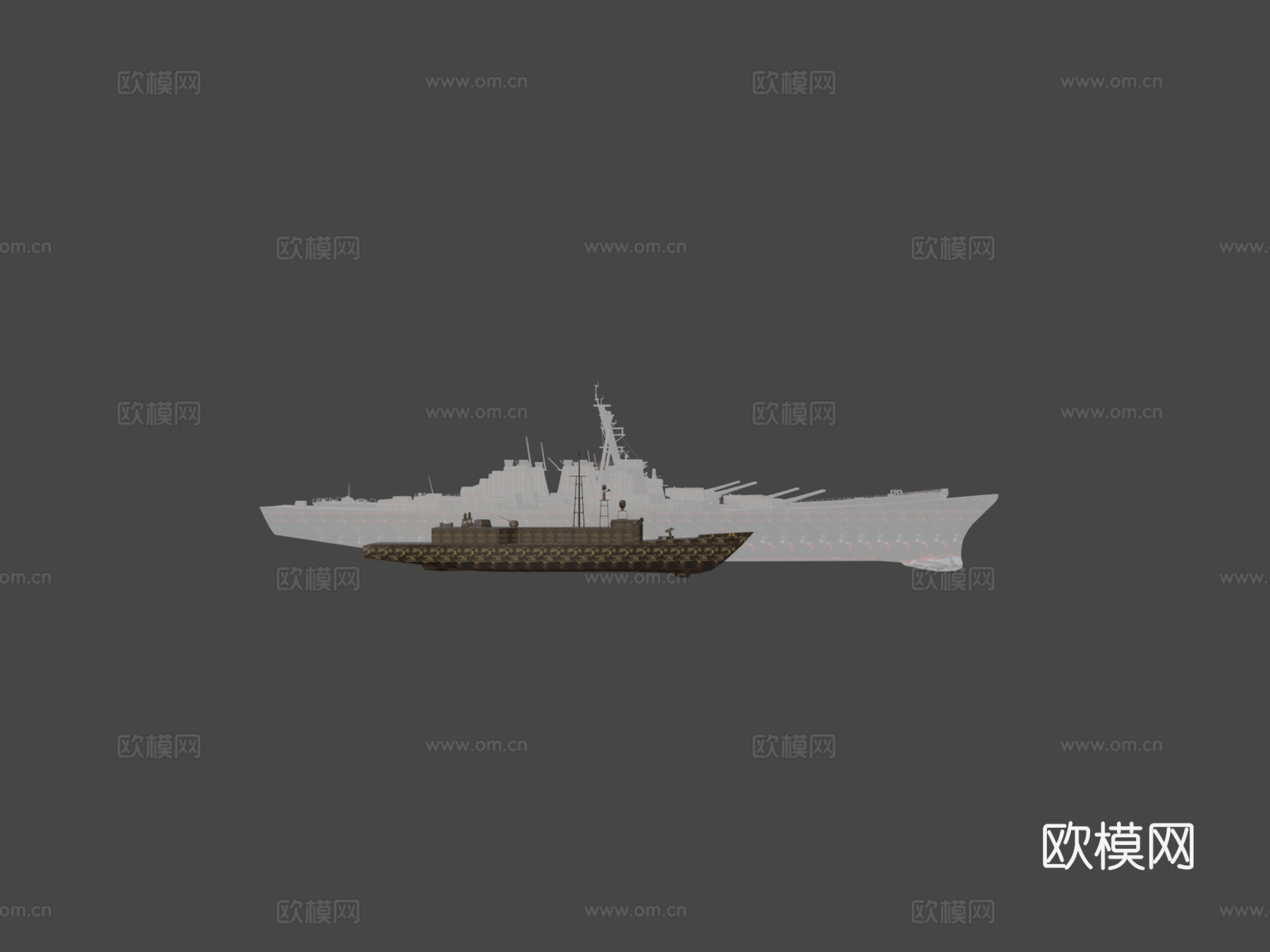 绝地求生哥斯拉大战金刚3d模型