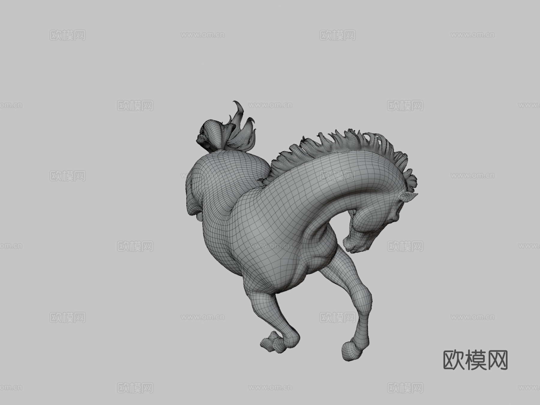 马大理石-3D雕刻3d模型