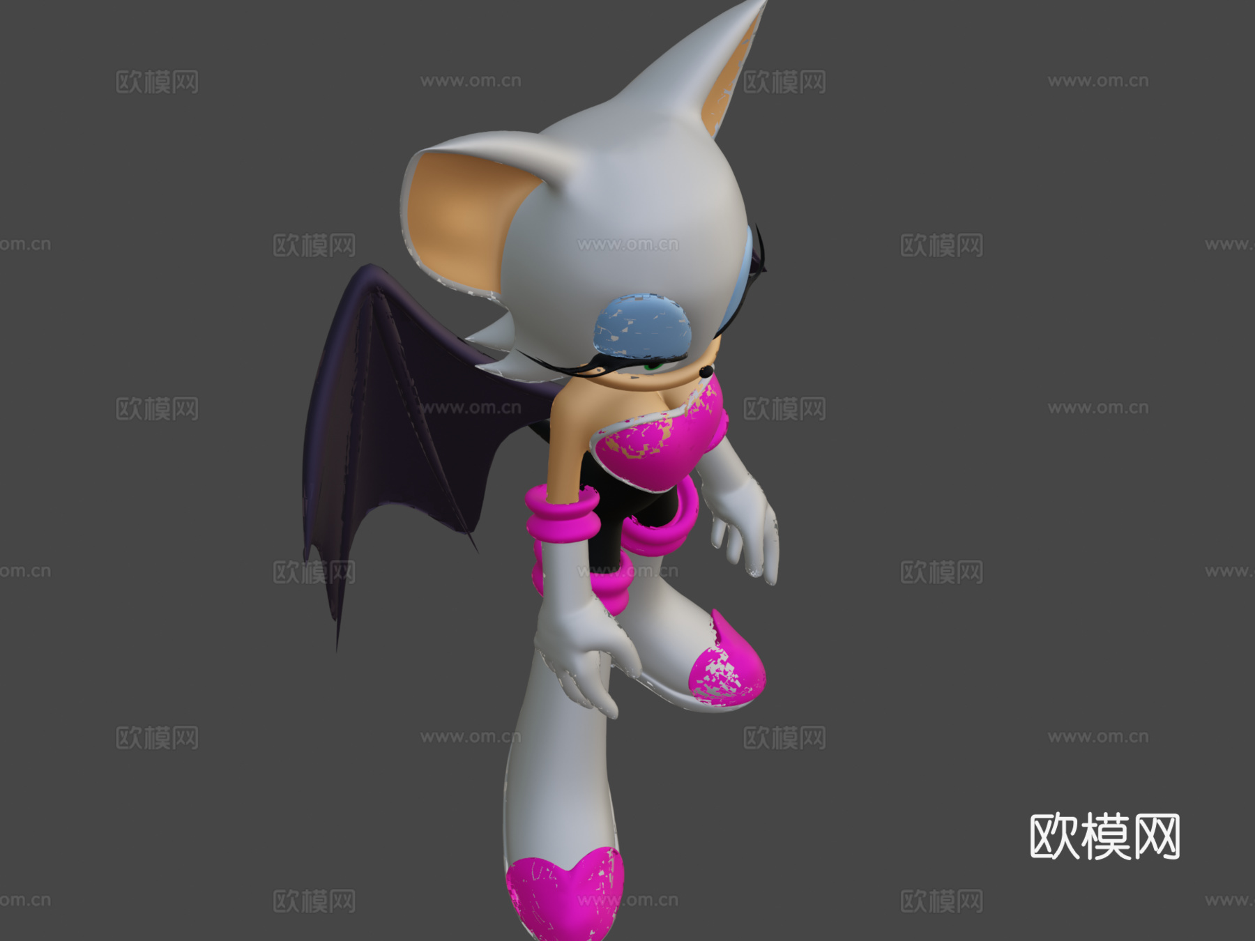 蝙蝠露姬3d模型