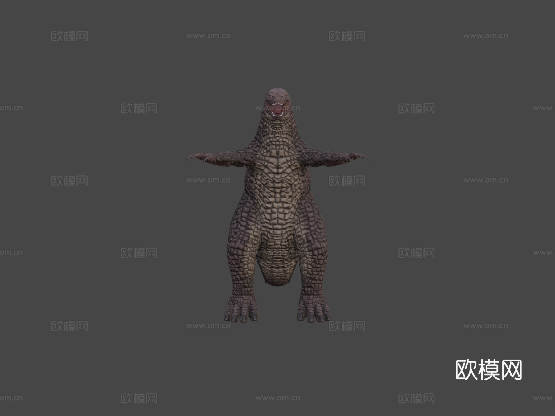 哥斯拉3d模型