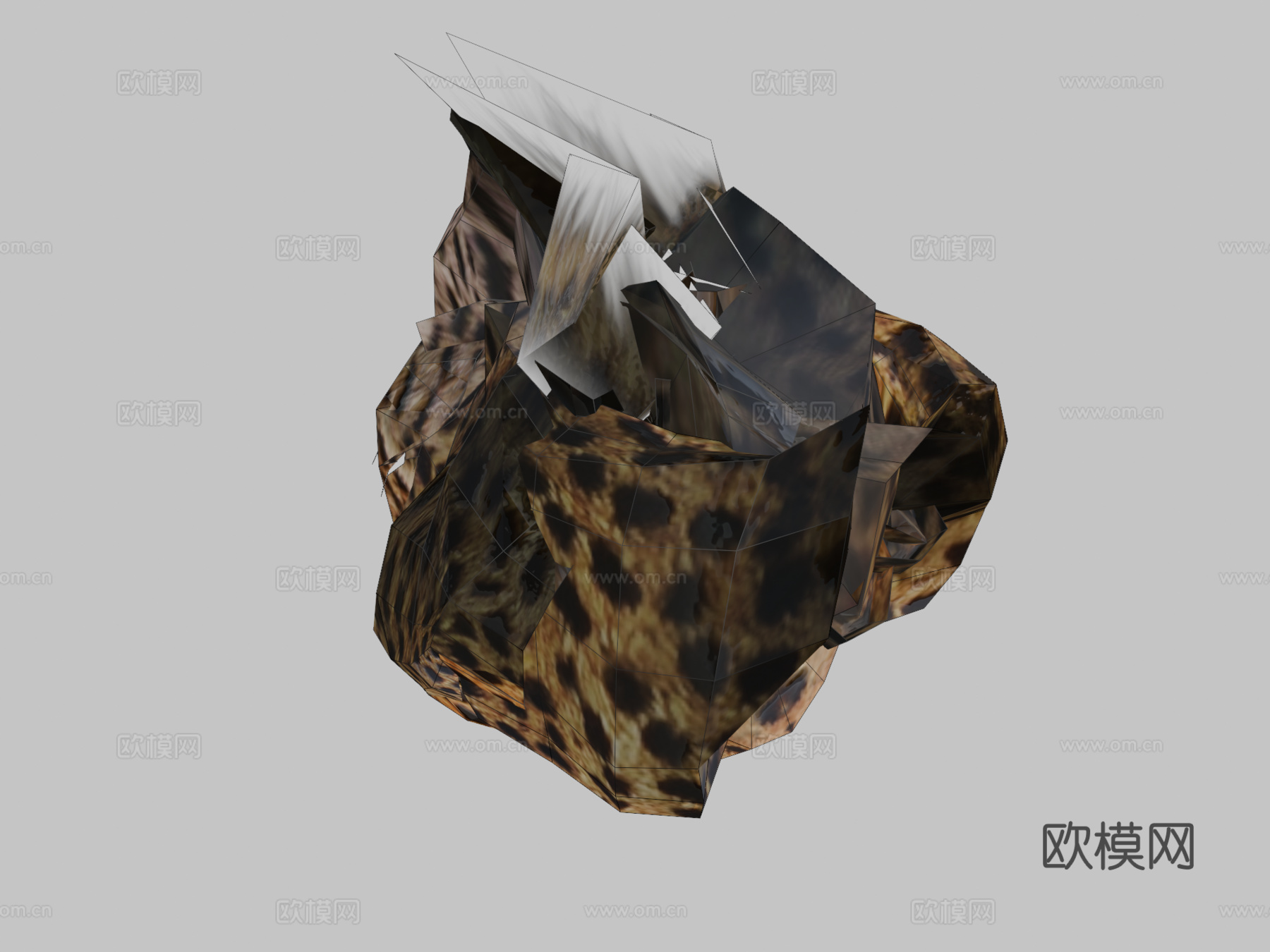 动画猎豹3d模型