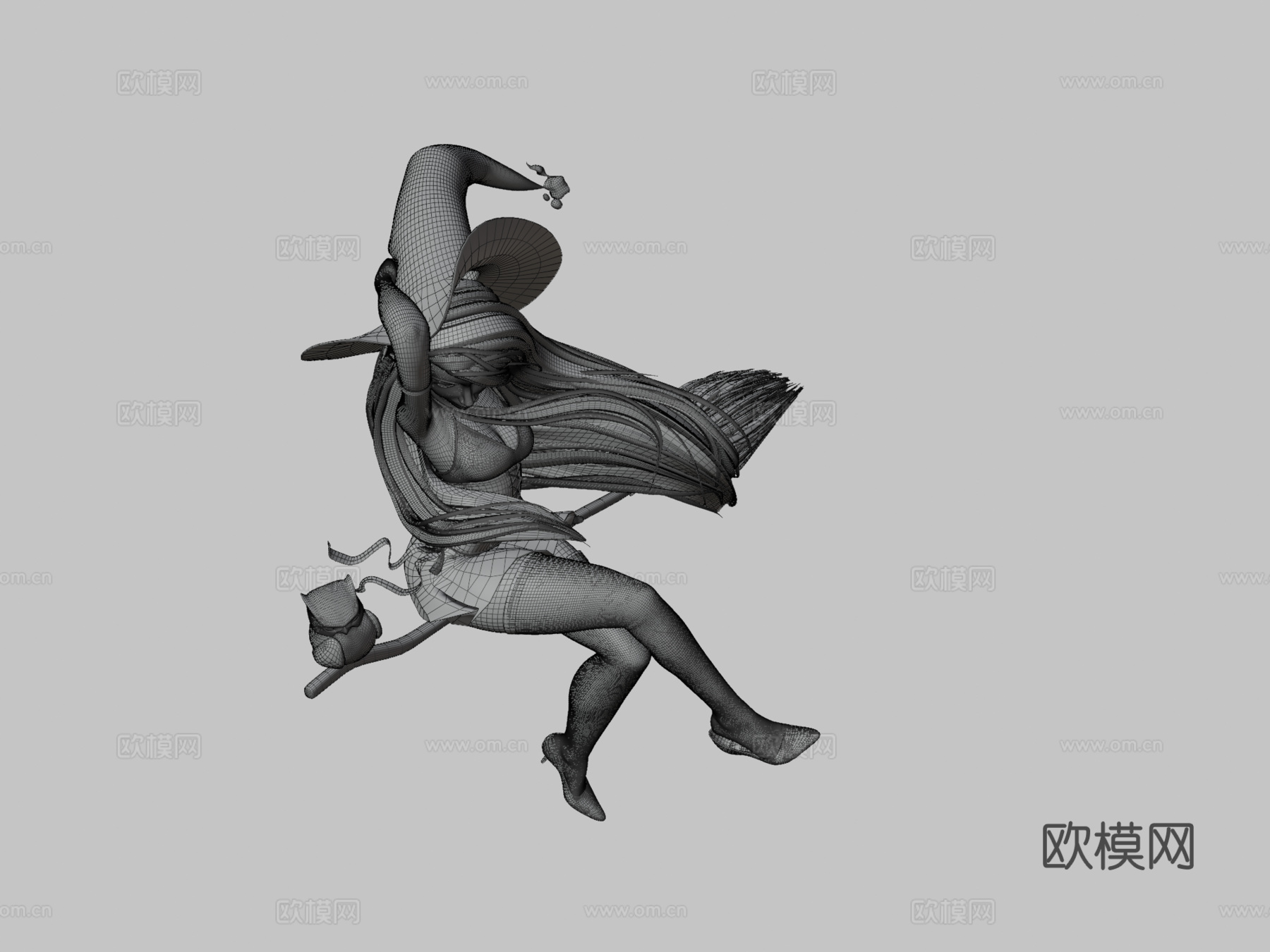 DTIYS重绘罗斯绘画-粉红女巫3d模型