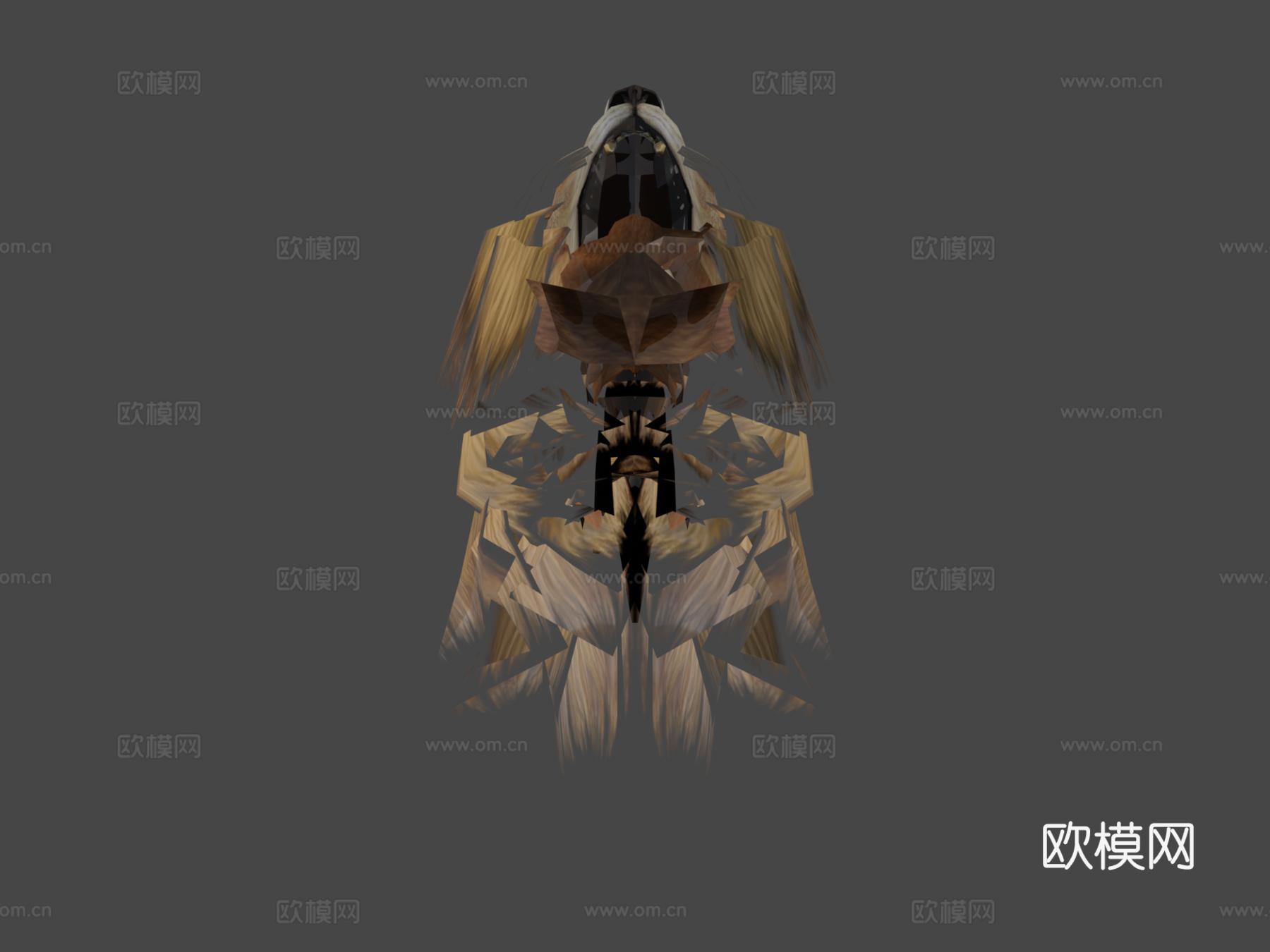 带动画狮子3d模型