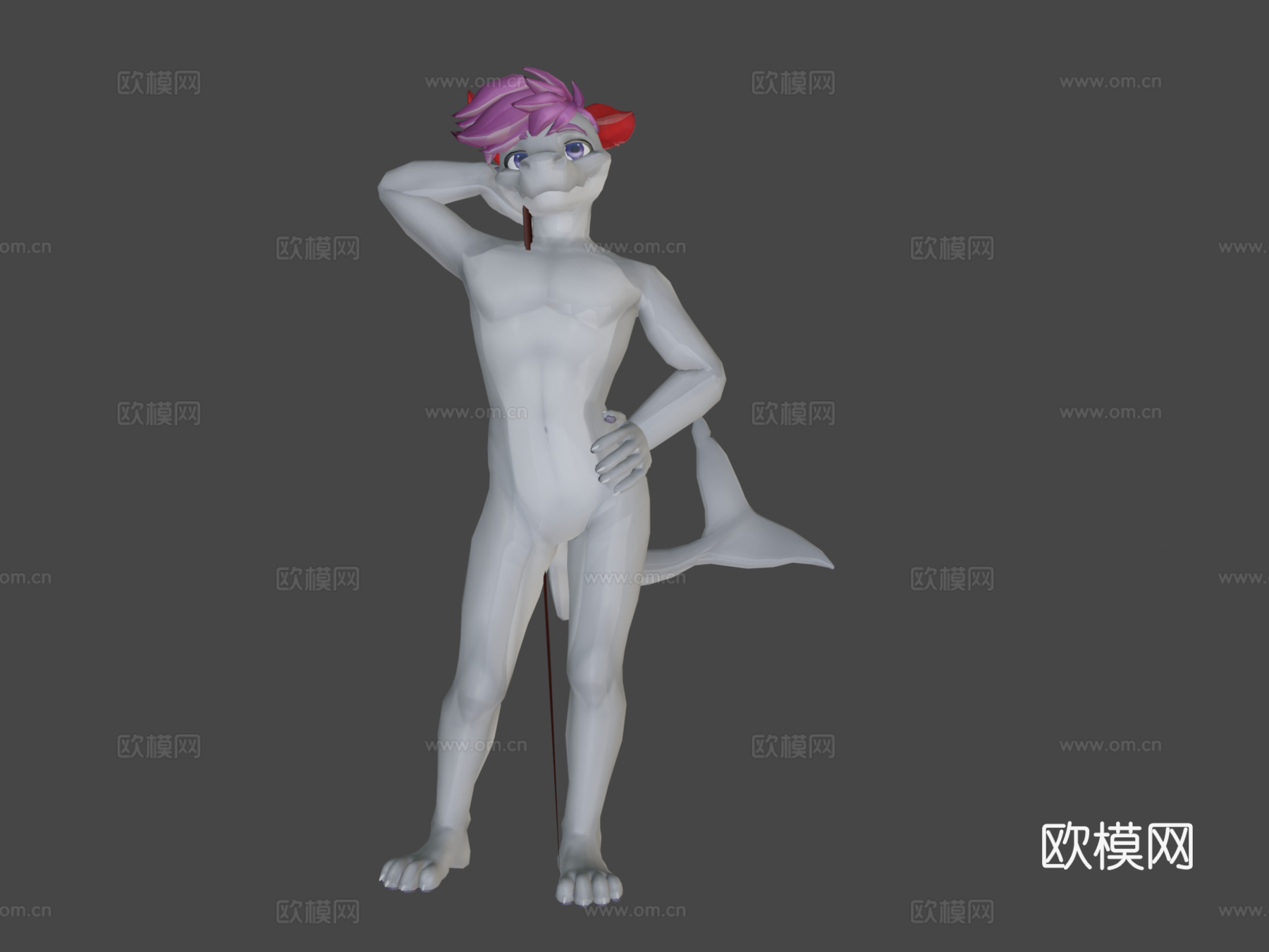 康纳鲨鱼VRChat虚拟形象3d模型
