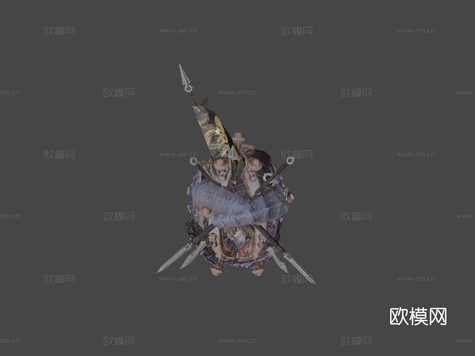海盗王章鱼3d模型