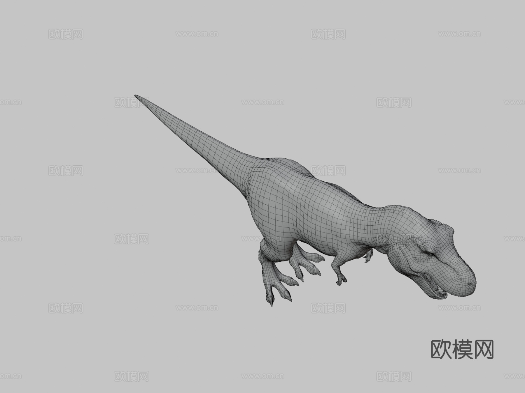 暴龙3d模型