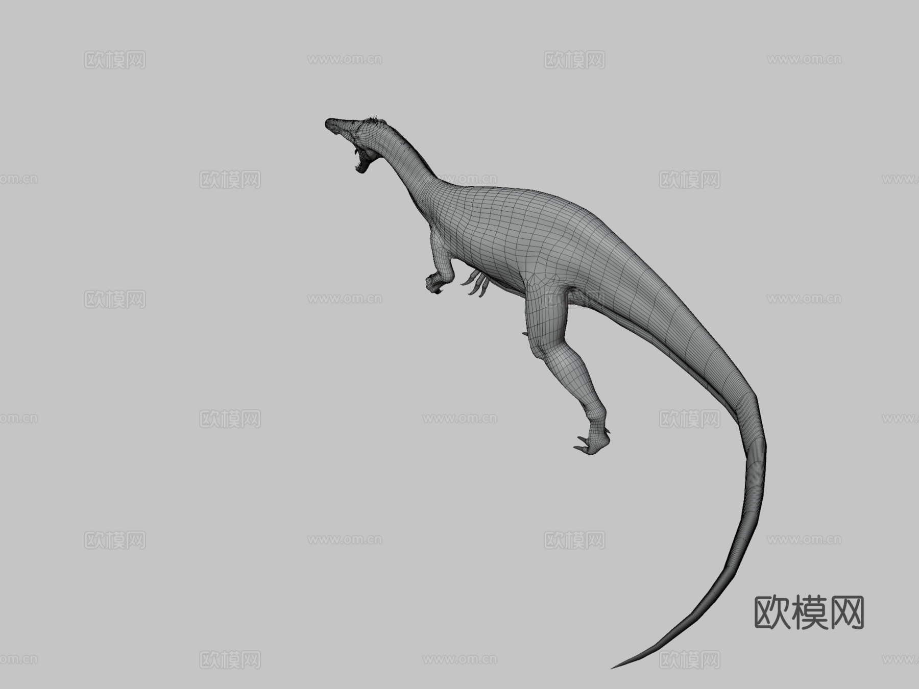 似鳄龙[4K纹理绑定]3d模型