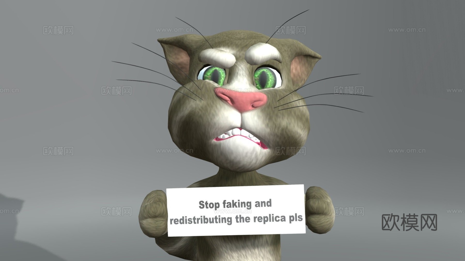(02-25-25更新)卡通猫模型复制品3d模型