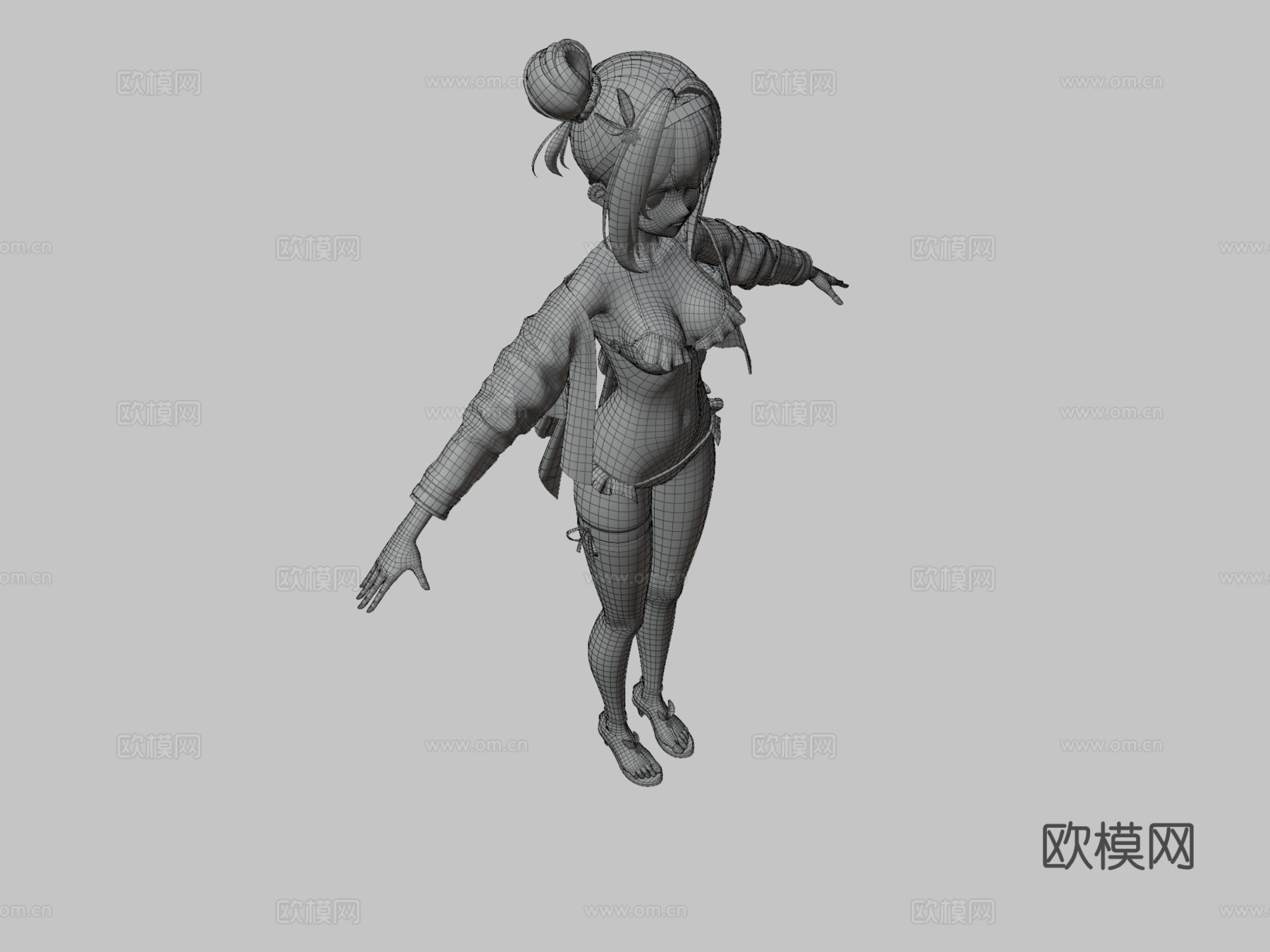 少女前线自由3d模型