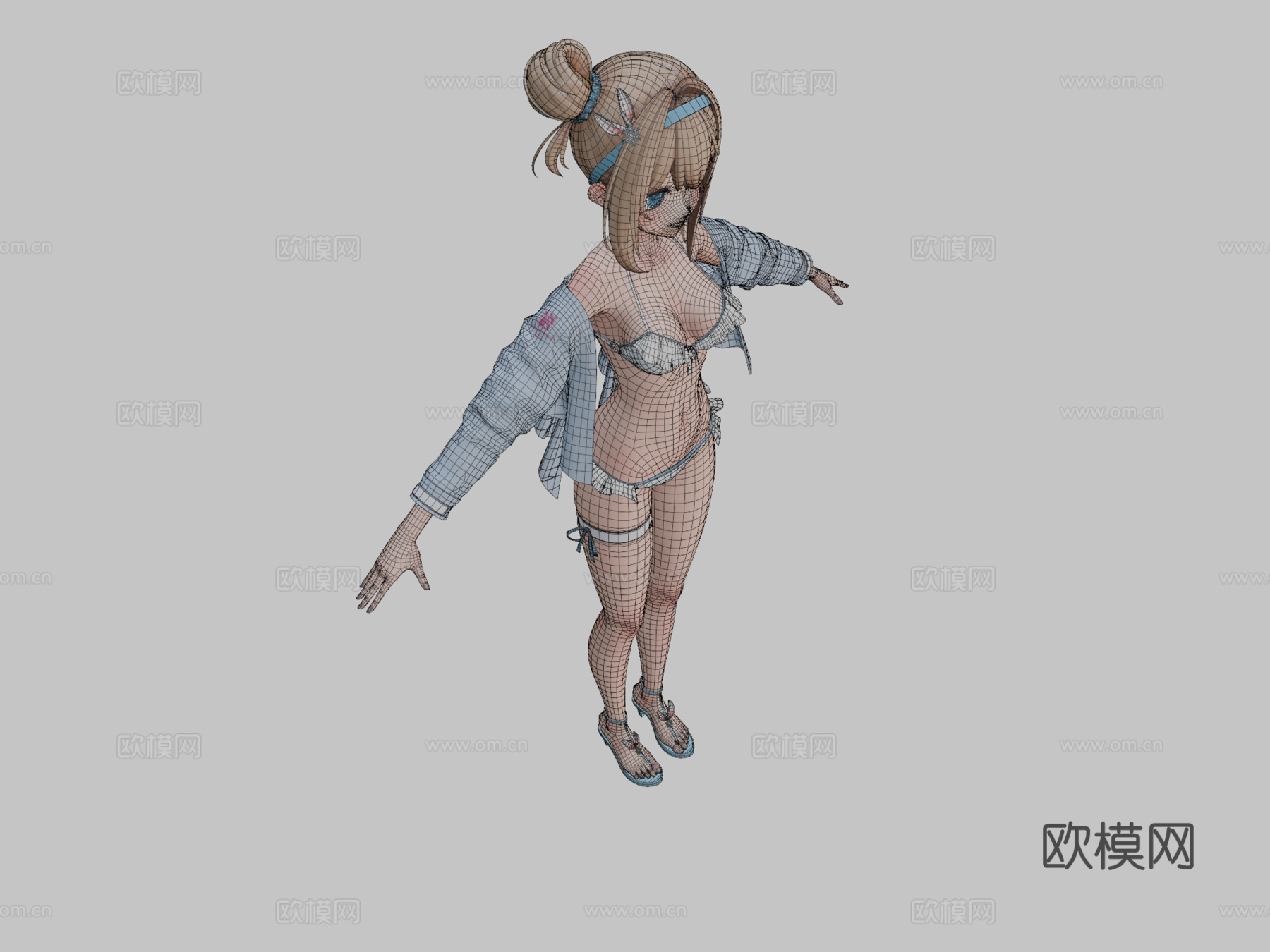 少女前线自由3d模型
