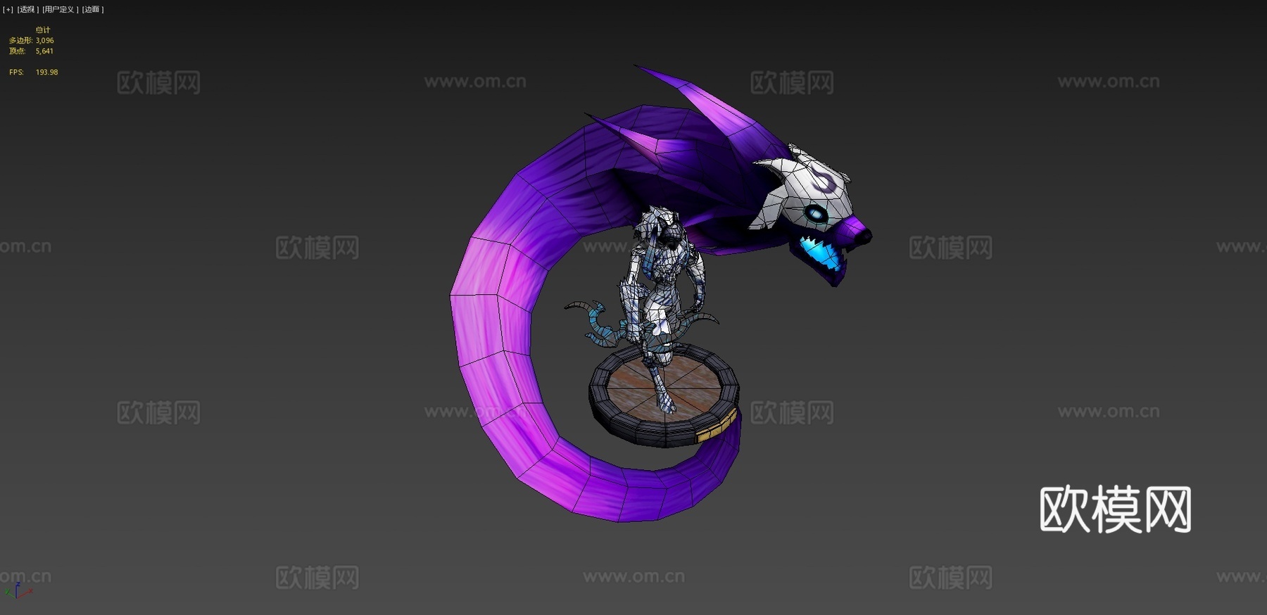 千珏-英雄联盟3d模型