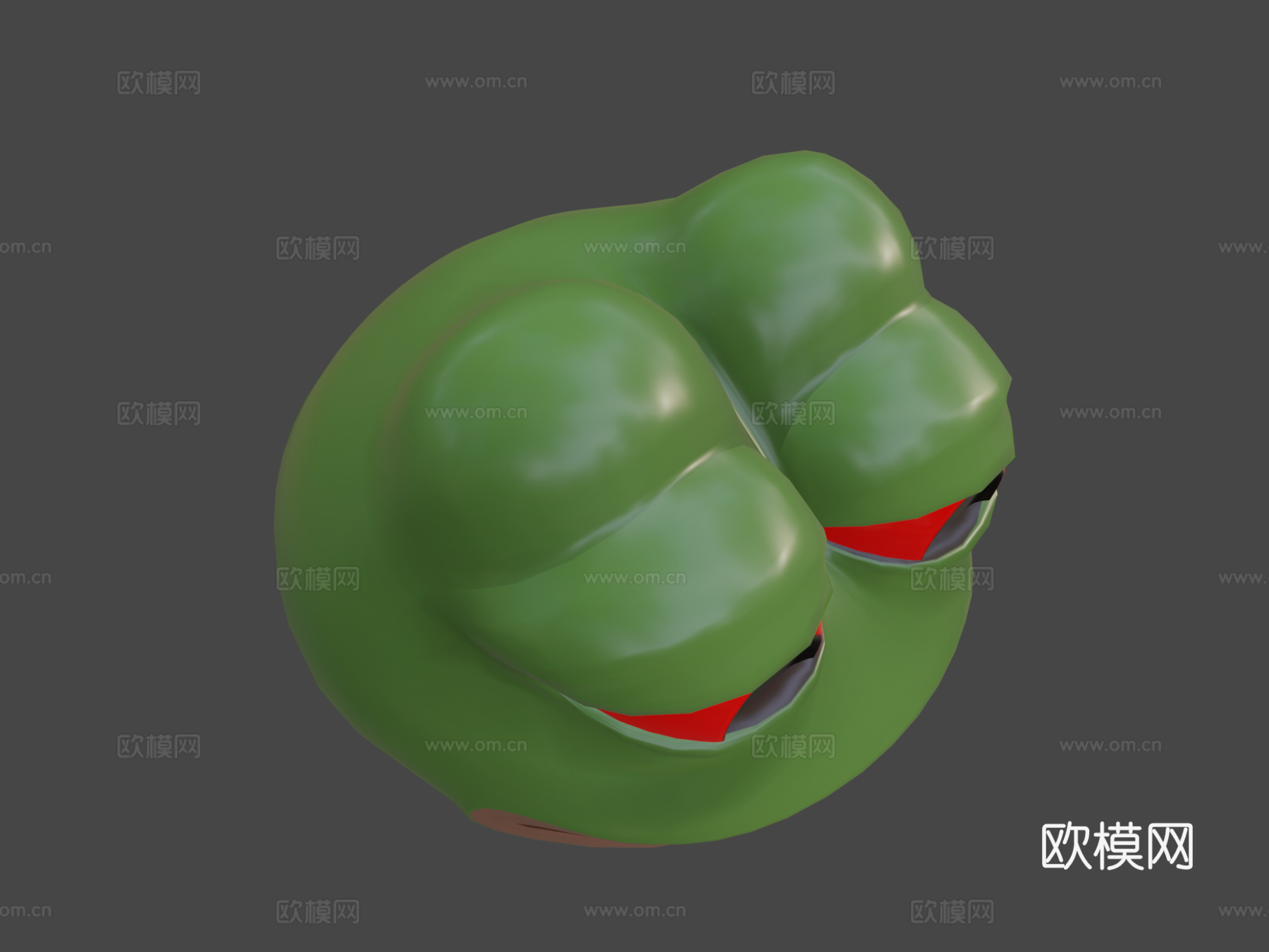 悲伤蛙佩佩3d模型