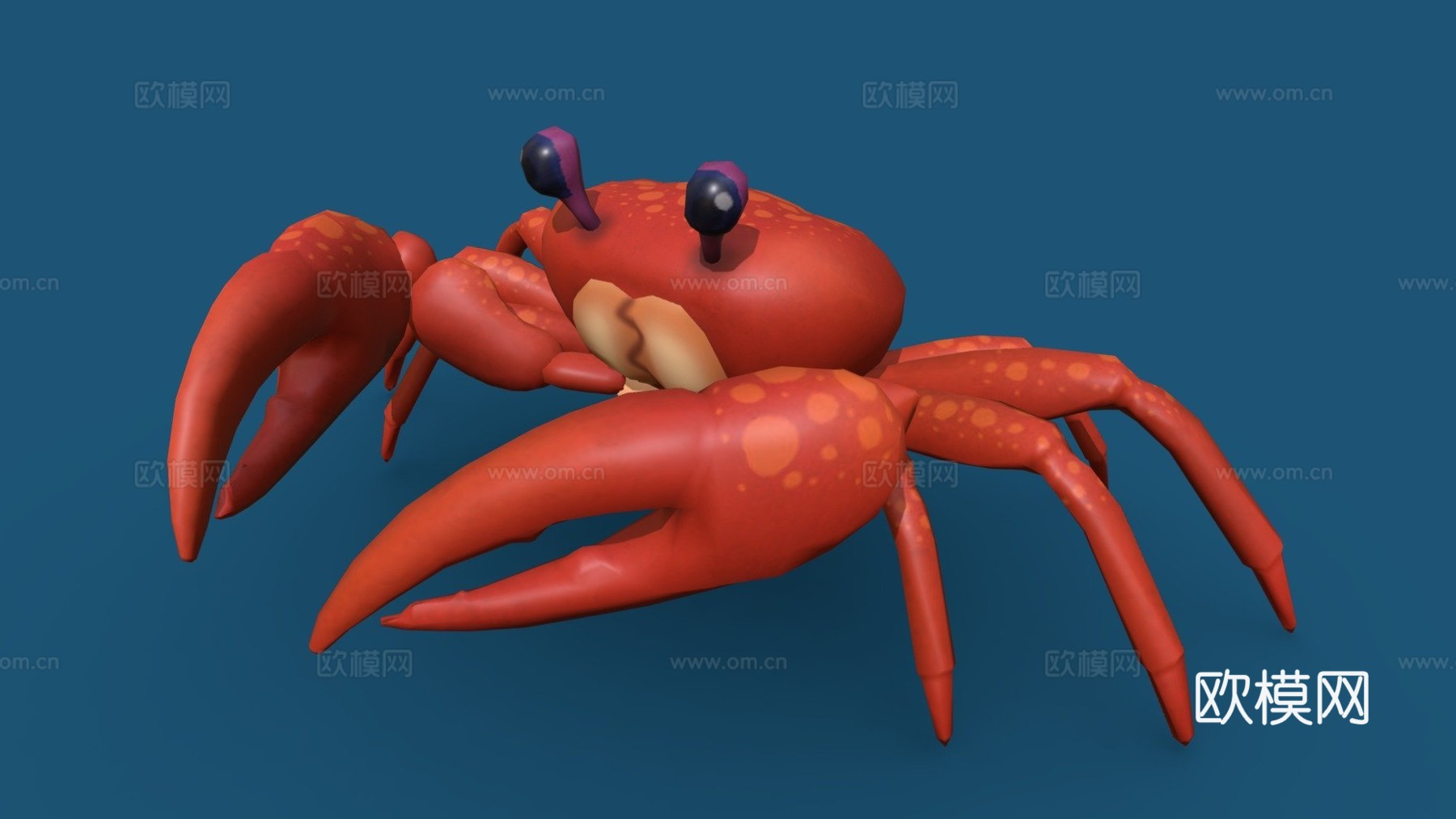 螃蟹3d模型
